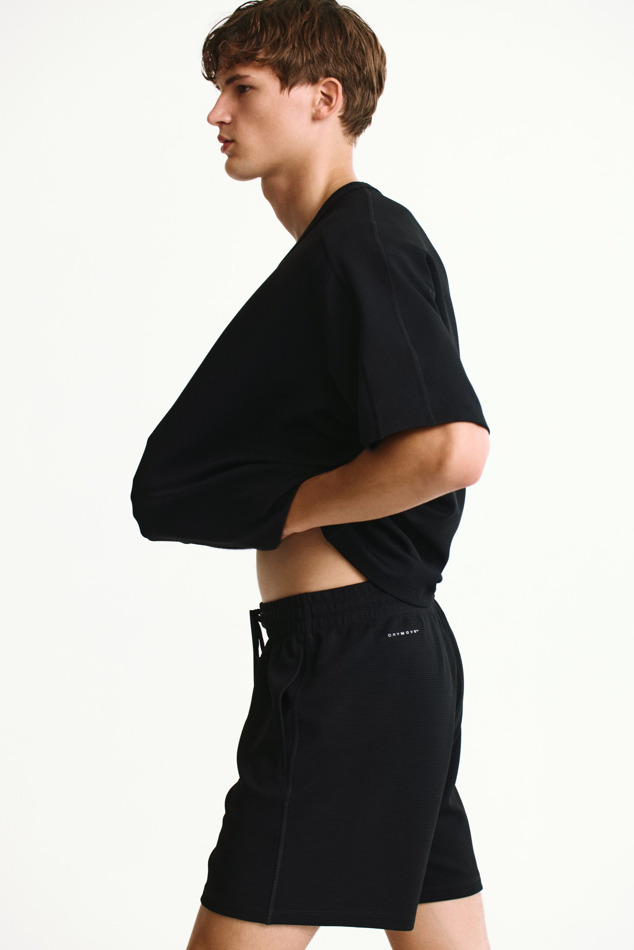 Regular-Fit Waffled Sports Shorts with DryMove™