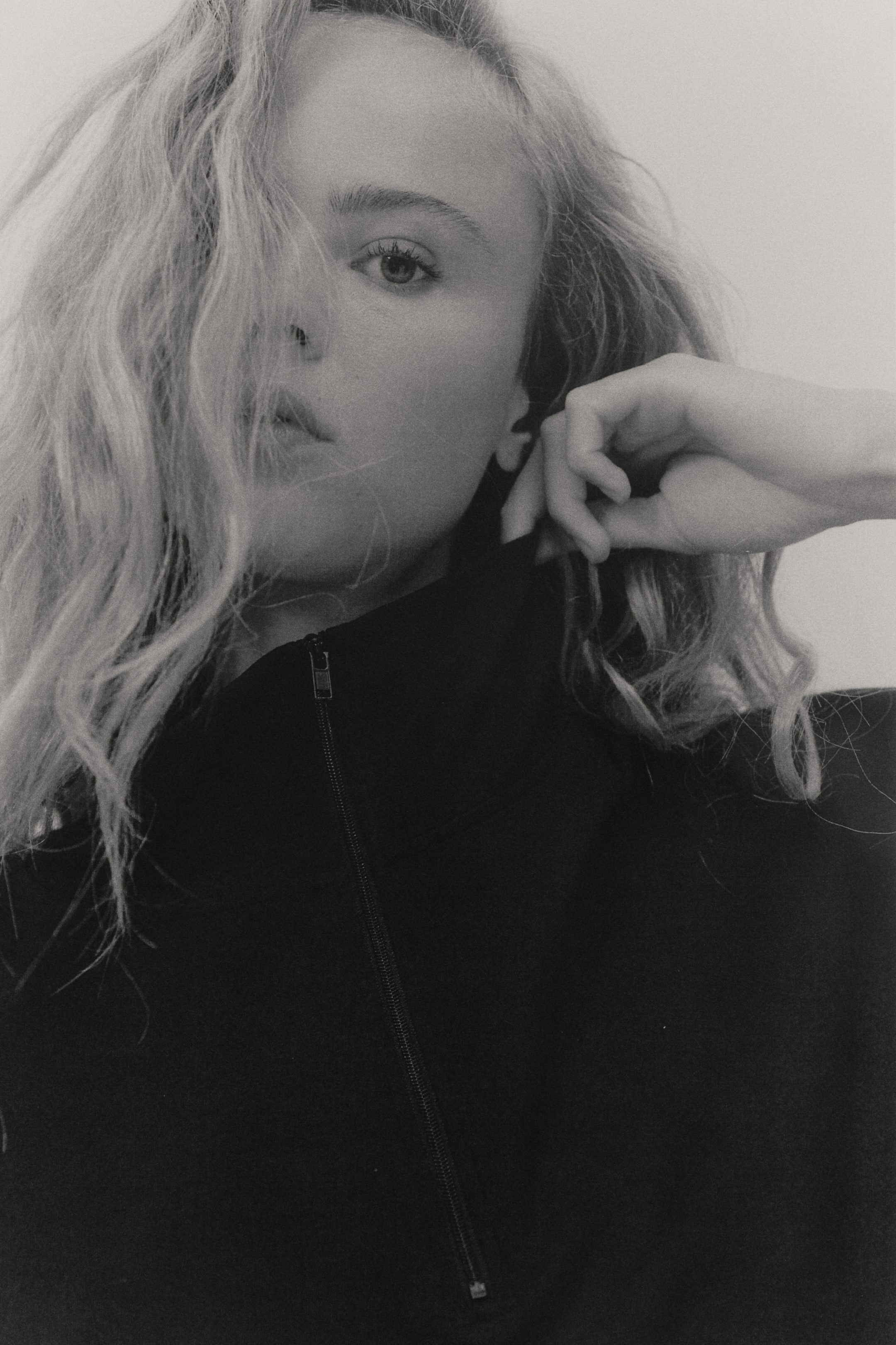 Viscose-Blend Half-Zip Sweatshirt