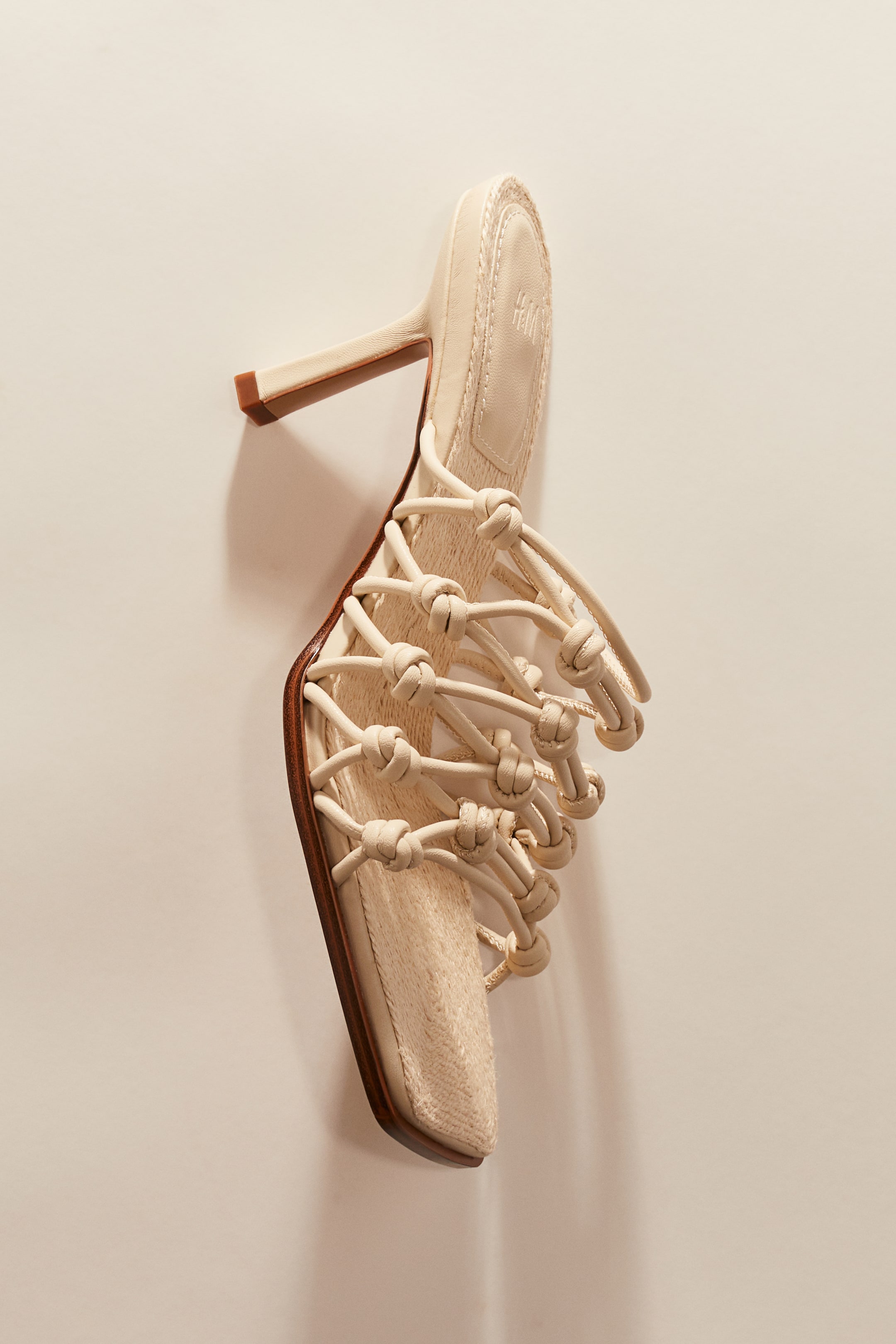 Knot-detail Heeled Sandals