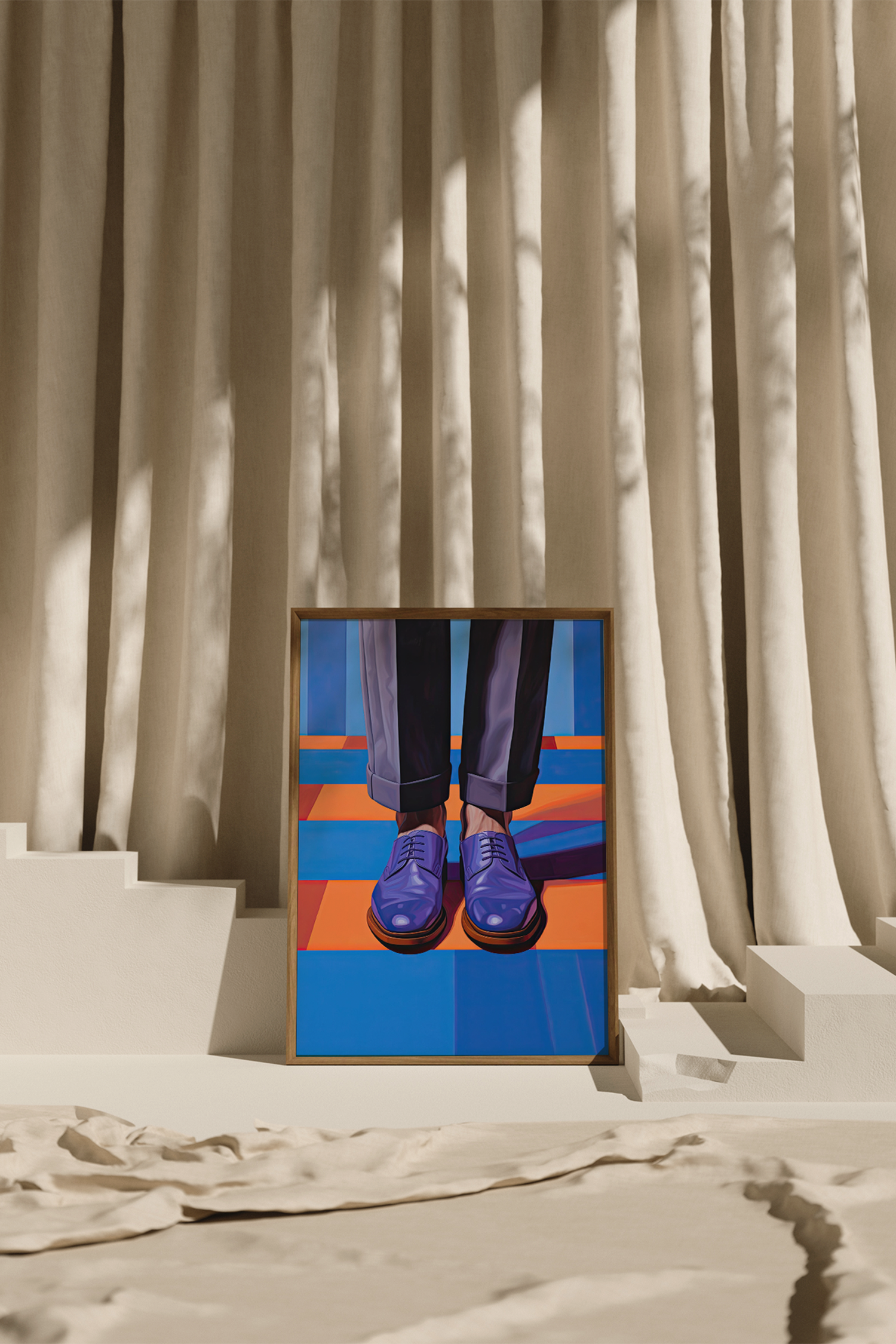 Neuraland - New Purple Shoes - Sininen/violetti/oranssi