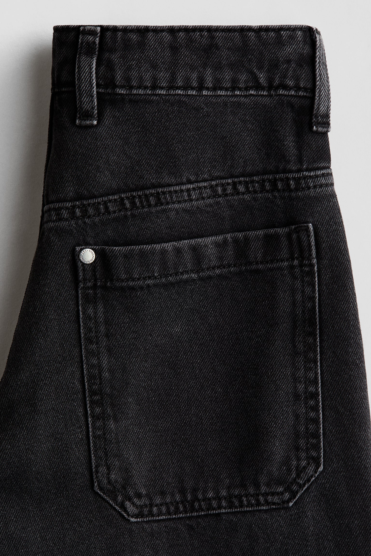 Детские джинсы H&M Baggy-Fit Barrel-Leg, цвет: Тёмный джинсовый серый — фото 3