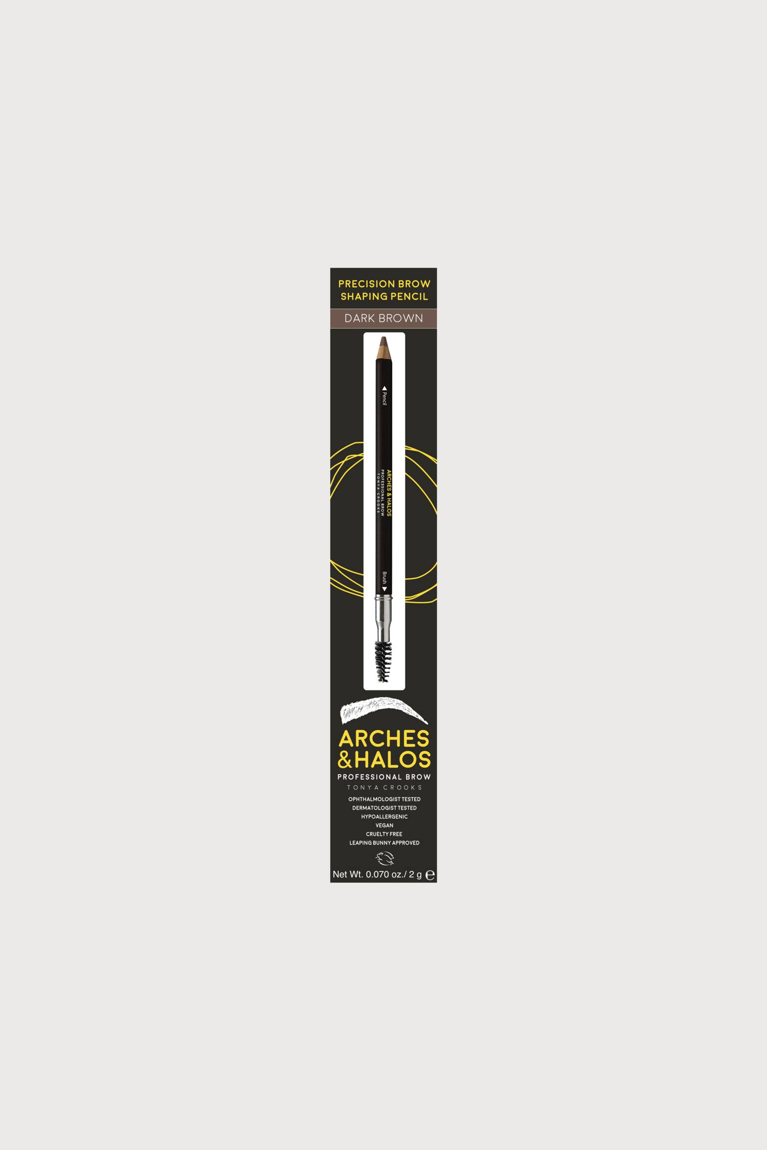 Brow Precision Shaping Pencil - Charcoal/Warm Brown/Charcoal