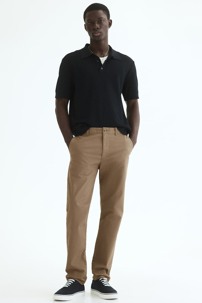 Pamučne čino pantalone Slim Fit