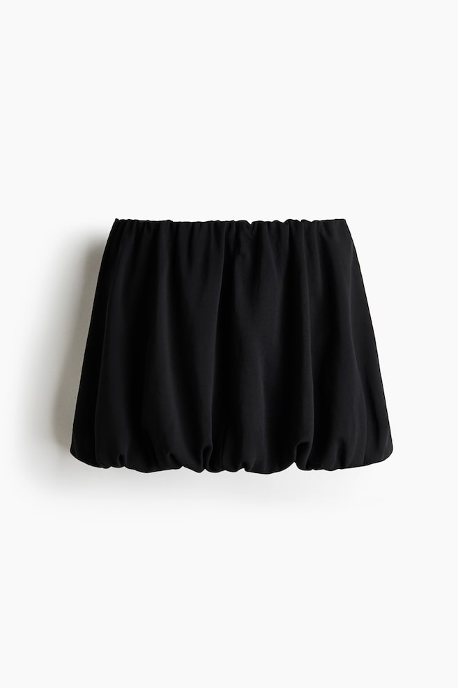 Falda abombada - Negro/Crema - 1