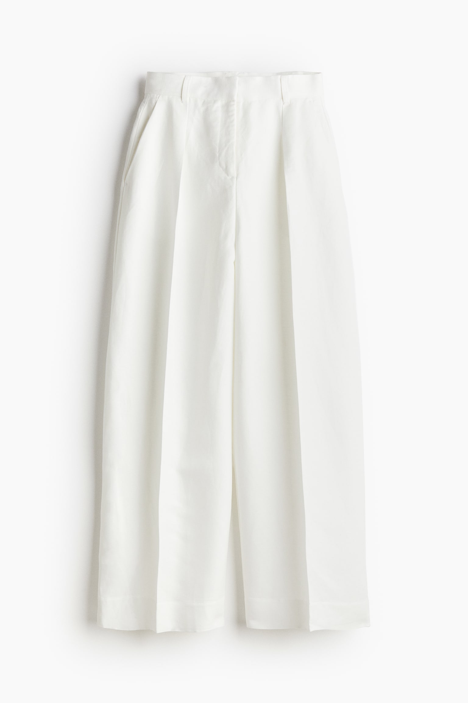 Balloon Leg Pants - White - 2