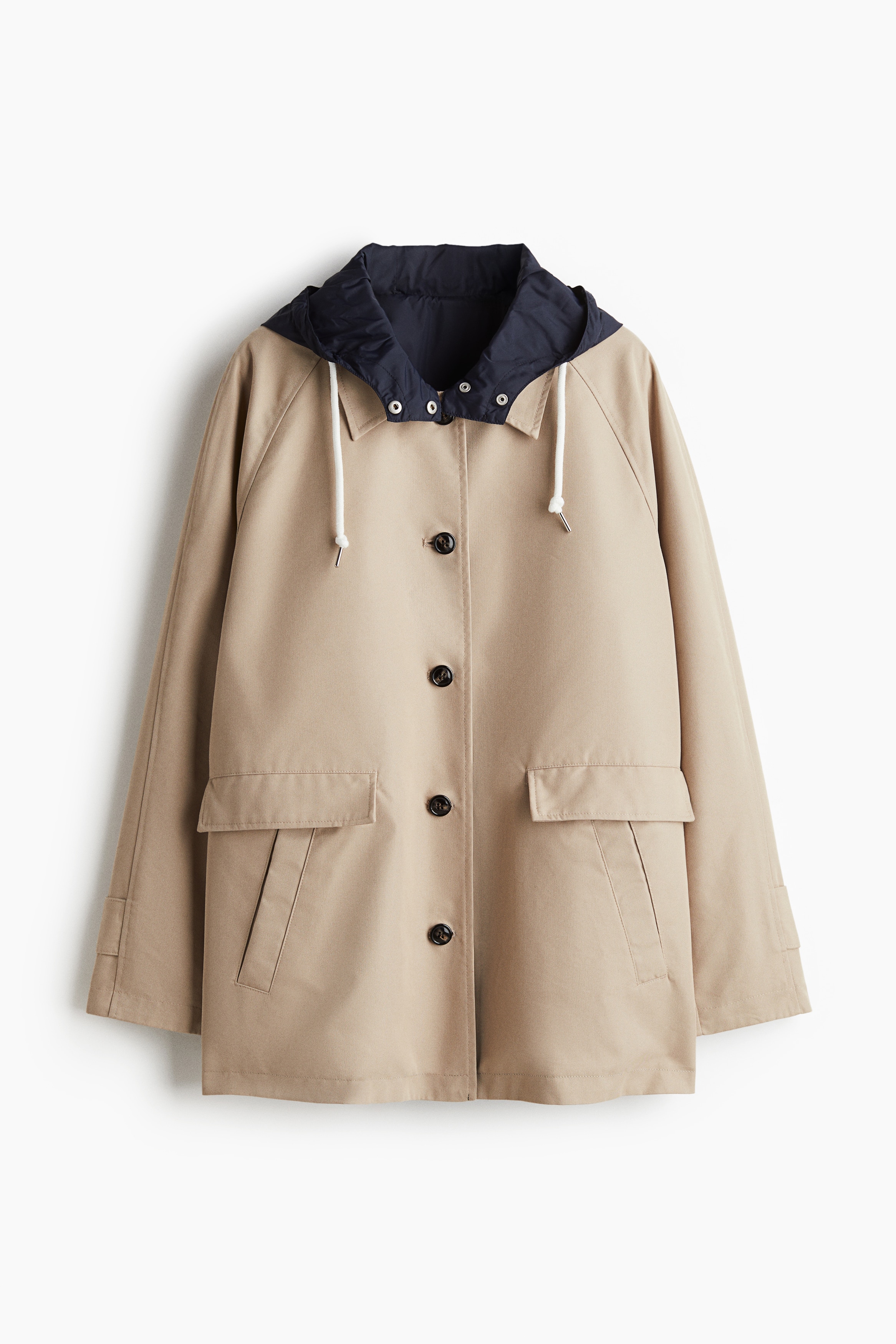 리버서블 재킷 - 베이지/네이비 블루