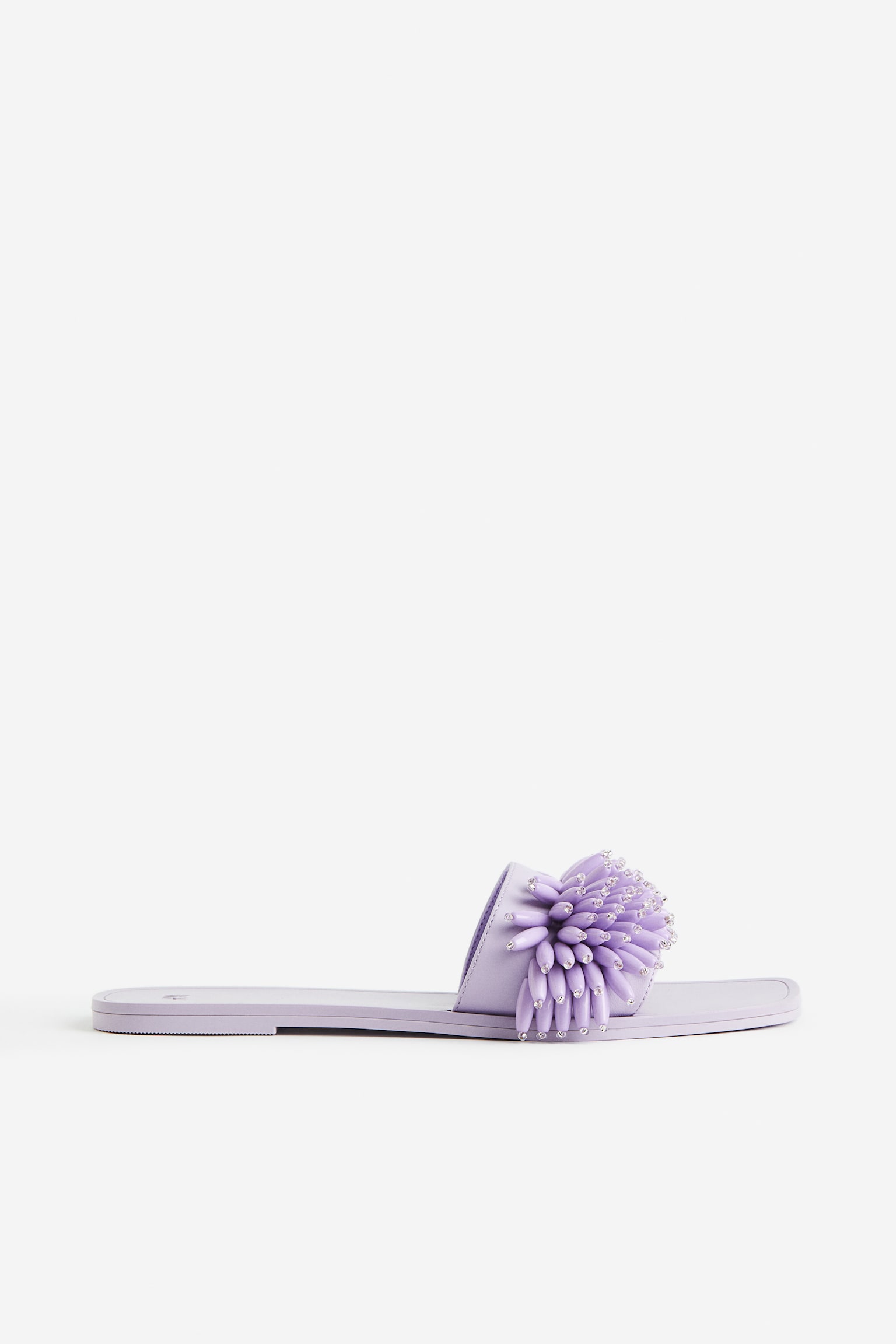 Beaded mules - Light purple - 1