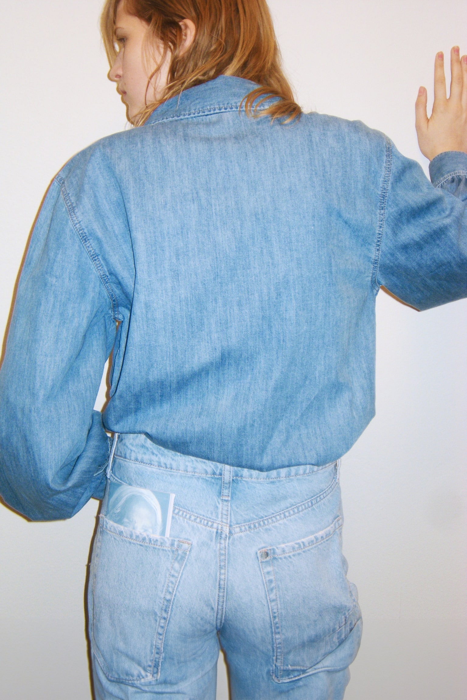 Denim Blouse - Denim blue - 3