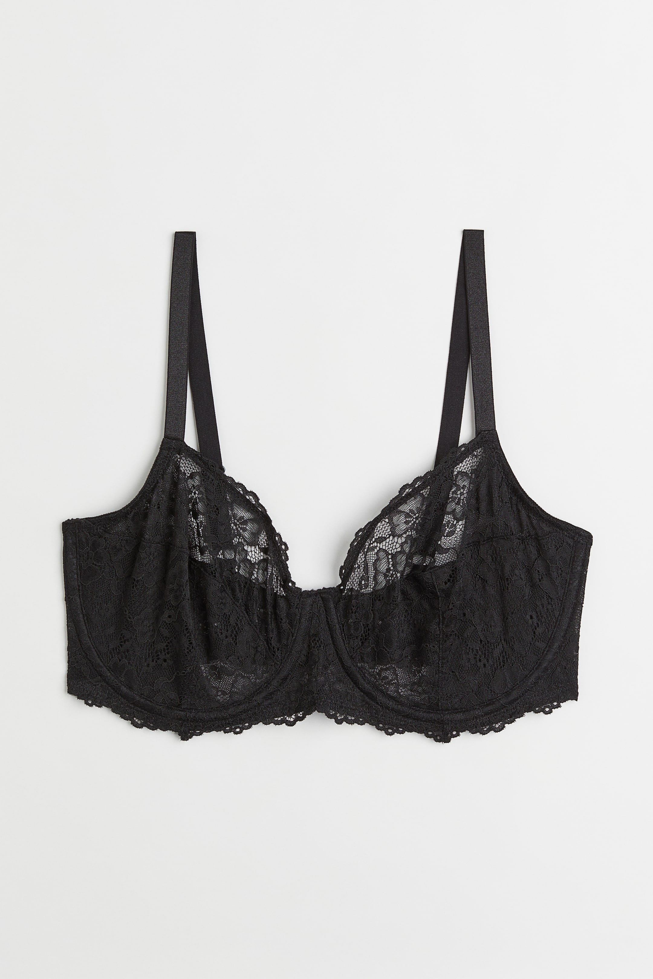 Größeres Bild ansehen: H&M+ Unwattierter Bügel-BH - Schwarz - Ladies | H&M DE 1