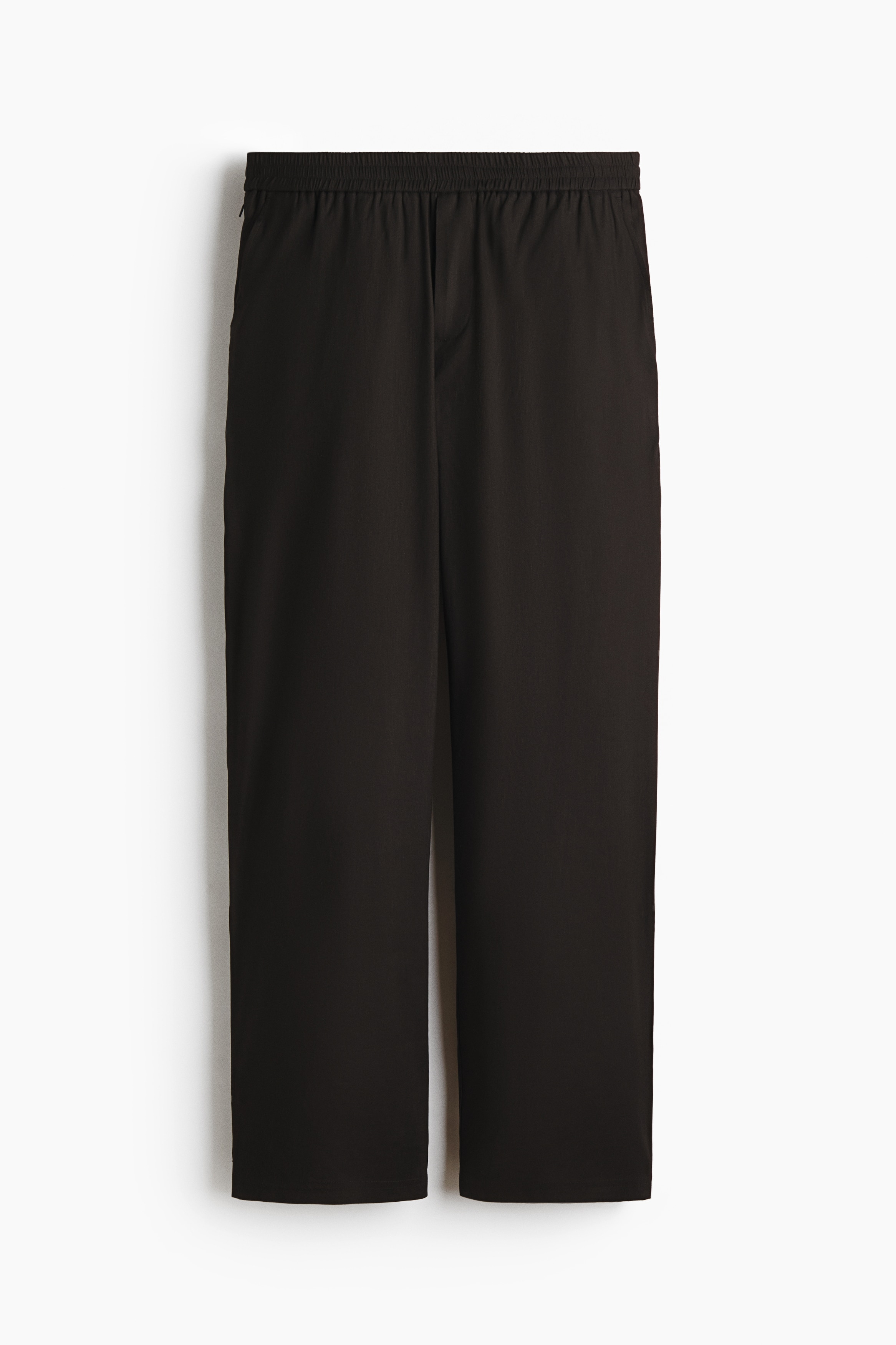 Lässige Hose aus Leinengemisch mit Vierwegestretch - Schwarz/Hellbeige/Helles Khakigrün