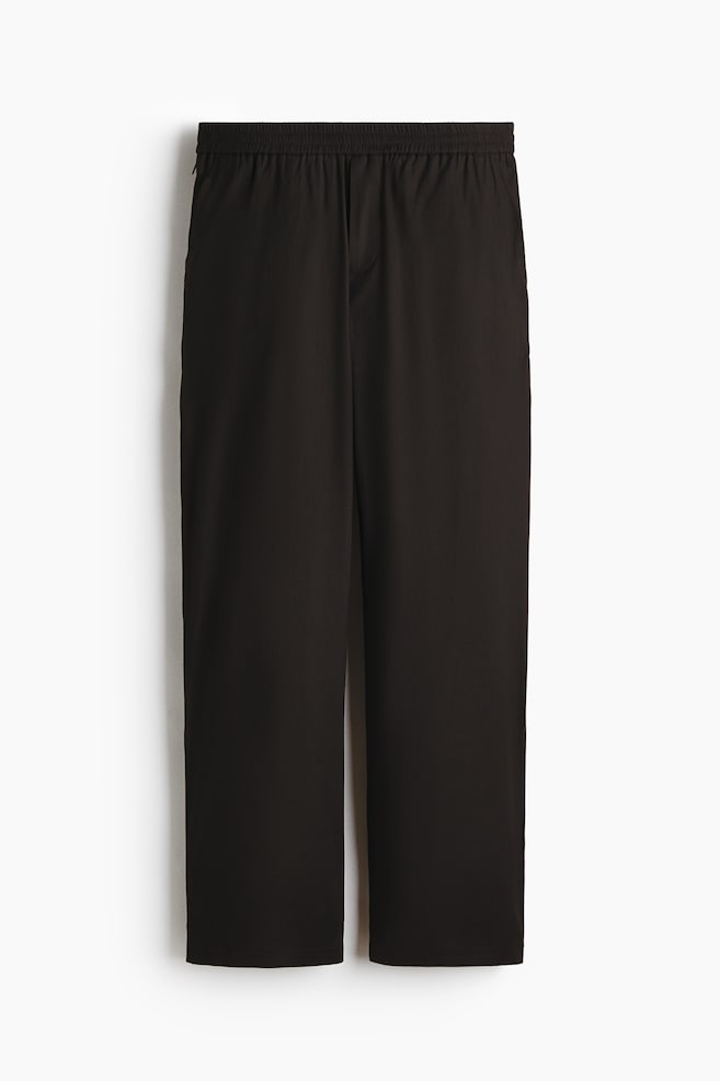 Easy-Care Loose-Fit Linen-Blend Pants - Black/Dark brown/Light beige/Beige/Light khaki green - 1