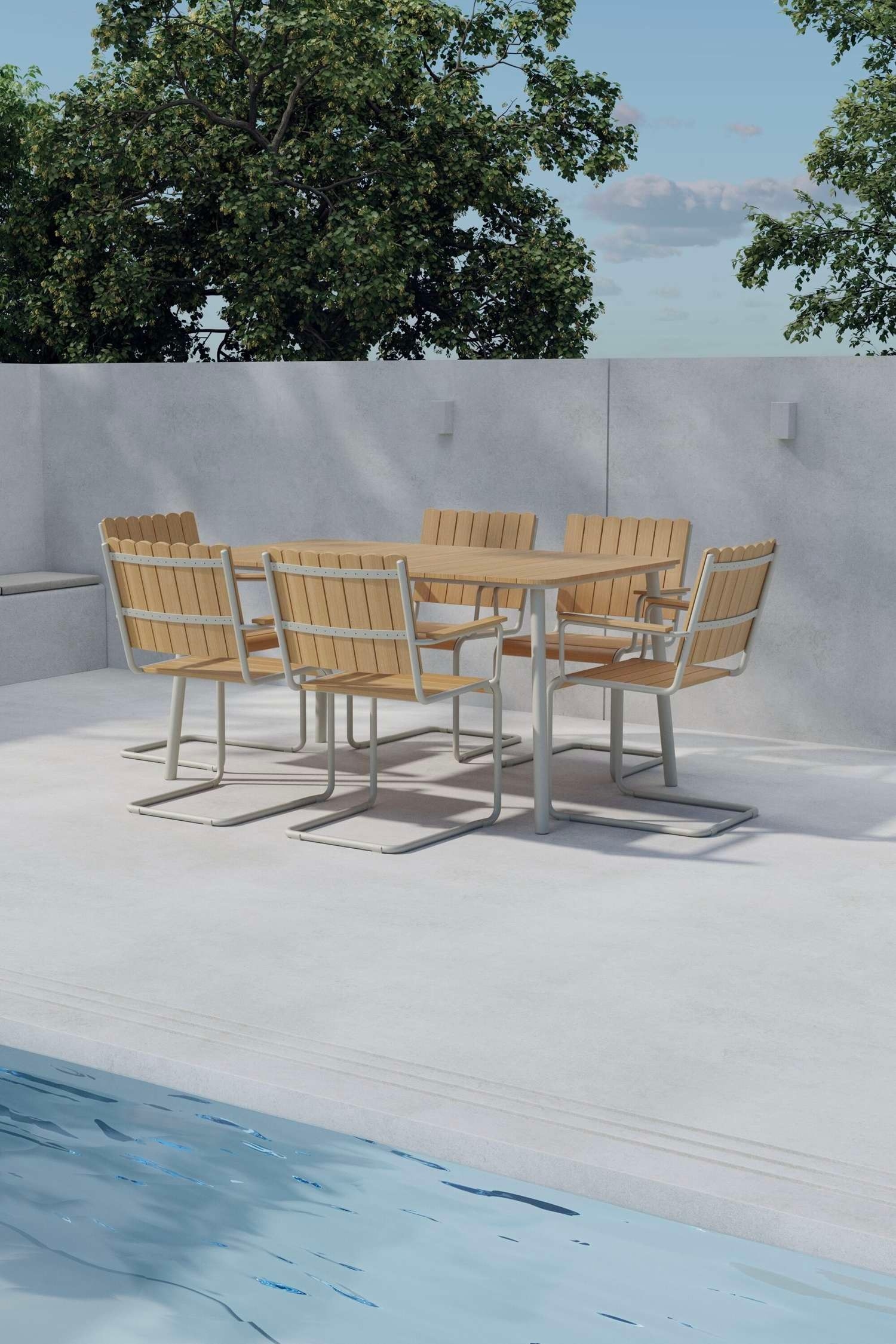 Holmsund Matgrupp - Polywood, Beige