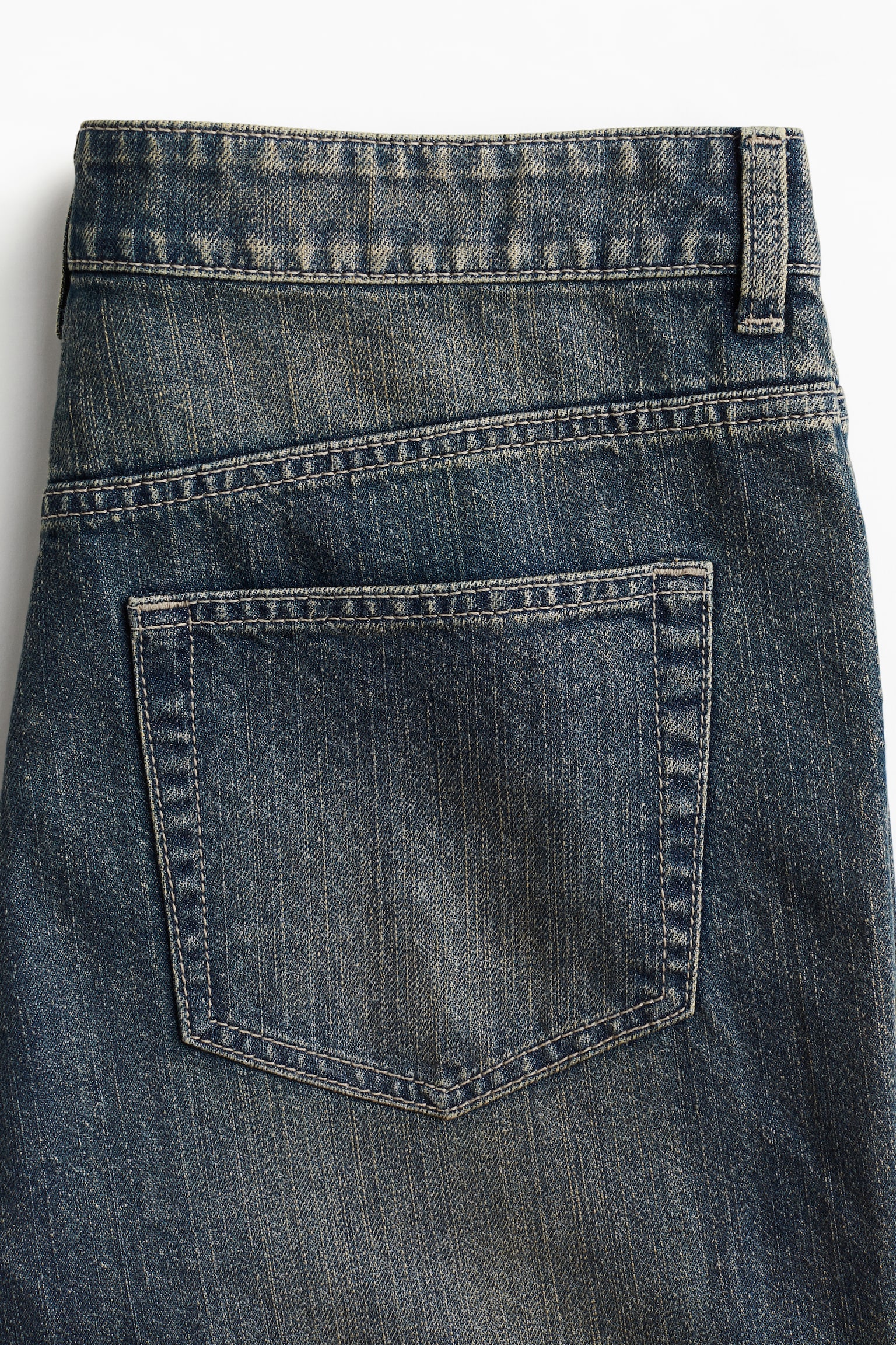 Baggy Flared Low Jeans - Denim blue/Black/Dark denim blue/Washed brown - 4