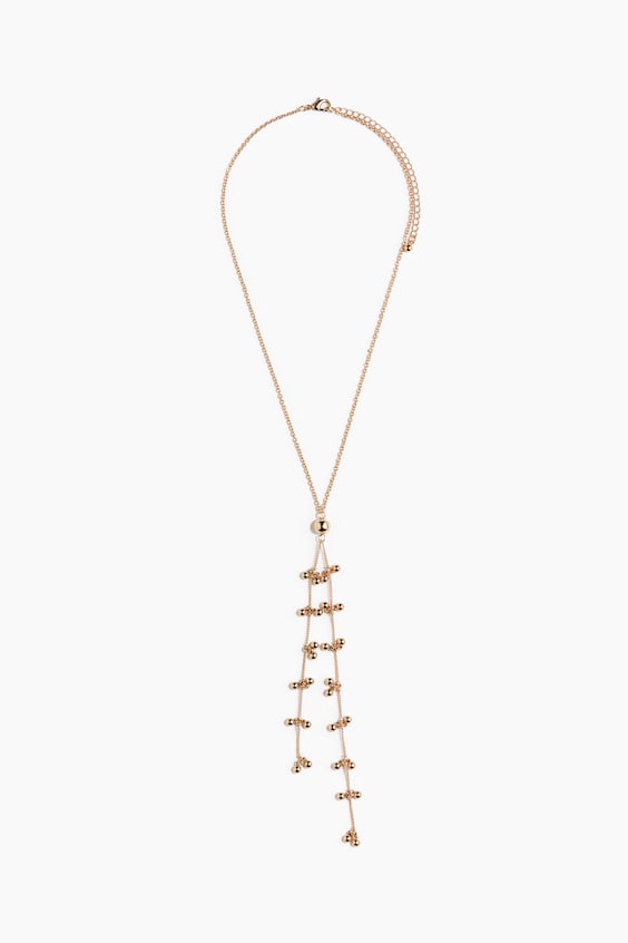 Женское колье H&M Long, цвет: Золотой