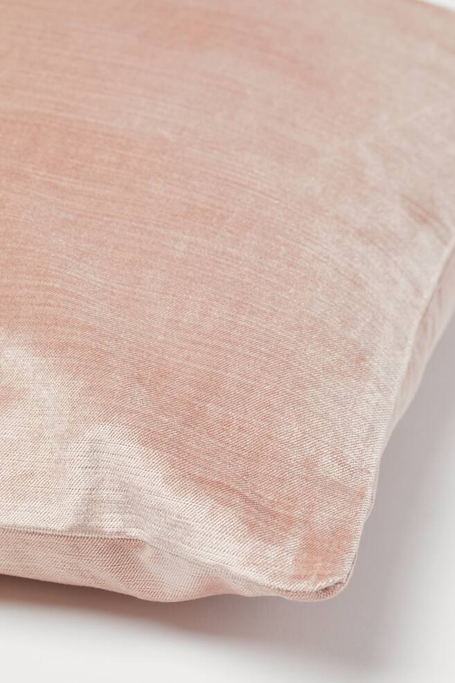 Velvet cushion cover - Powder pink - 2