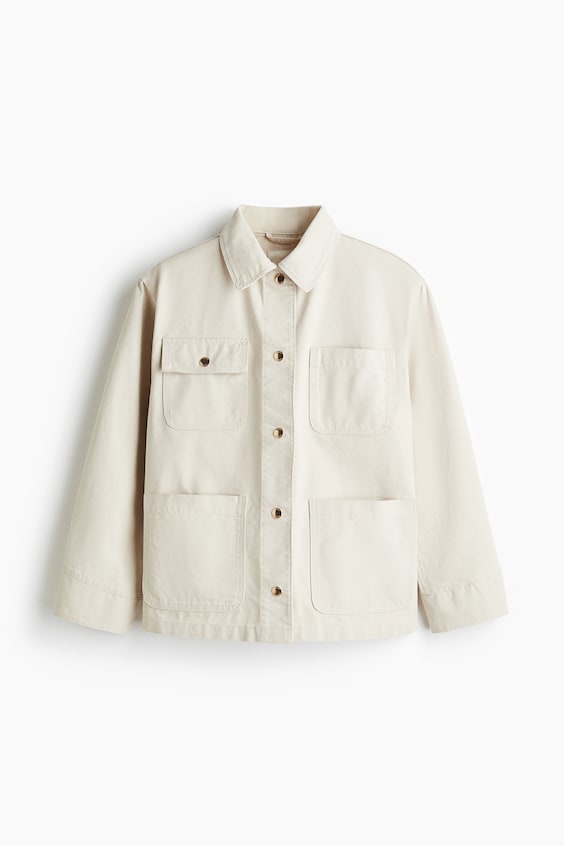 Женские куртки H&M Jacket with Corduroy Collar