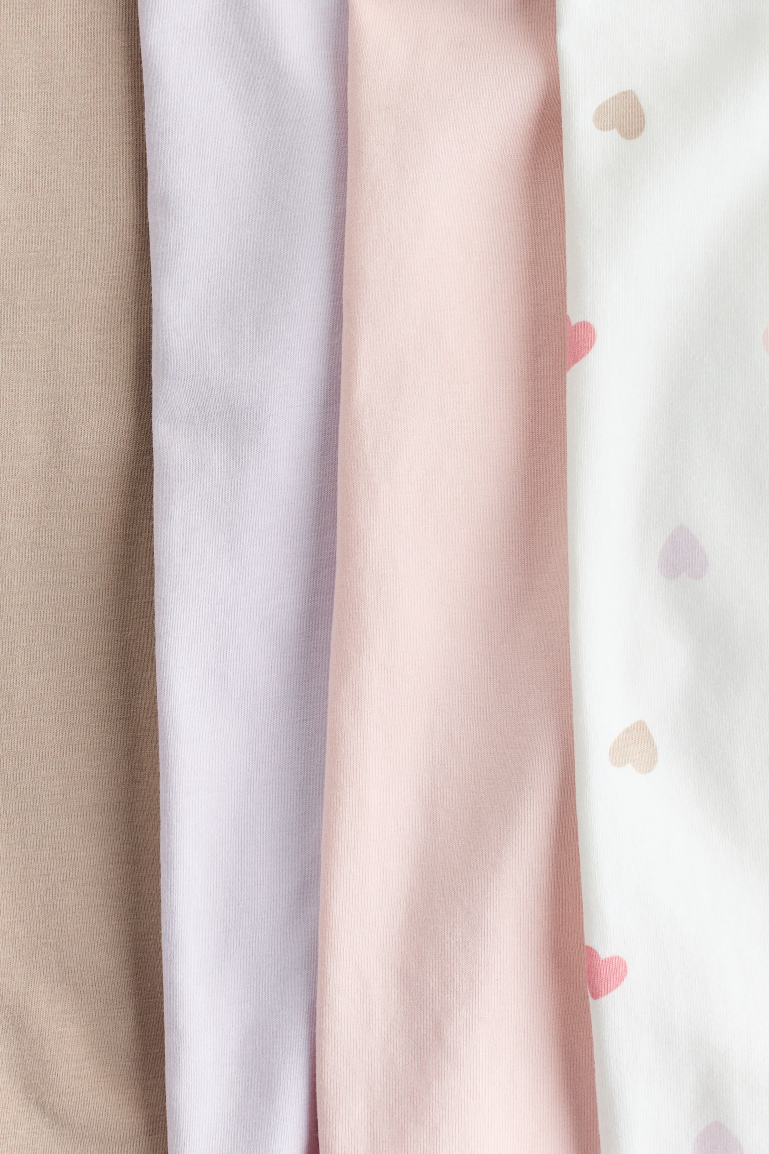 4-pack cotton jersey leggings - Light purple/Hearts/Beige/Giraffes/Navy blue/Red/Pink/Cherries/Light beige/Dark grey/Pink/Light pink/Pink/Turquoise/Pink/Hearts/Pink/Floral/Purple/Dark red/Light green/Floral/Green/Purple/Beige/Bunny - 2