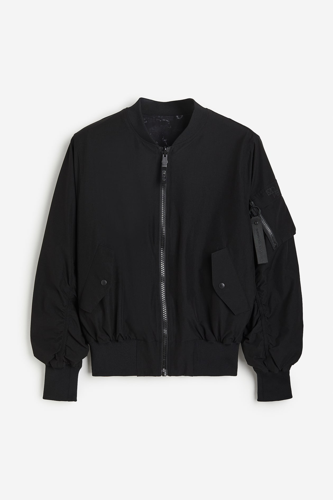 Loose Fit Reversible bomber jacket Black Men H&M