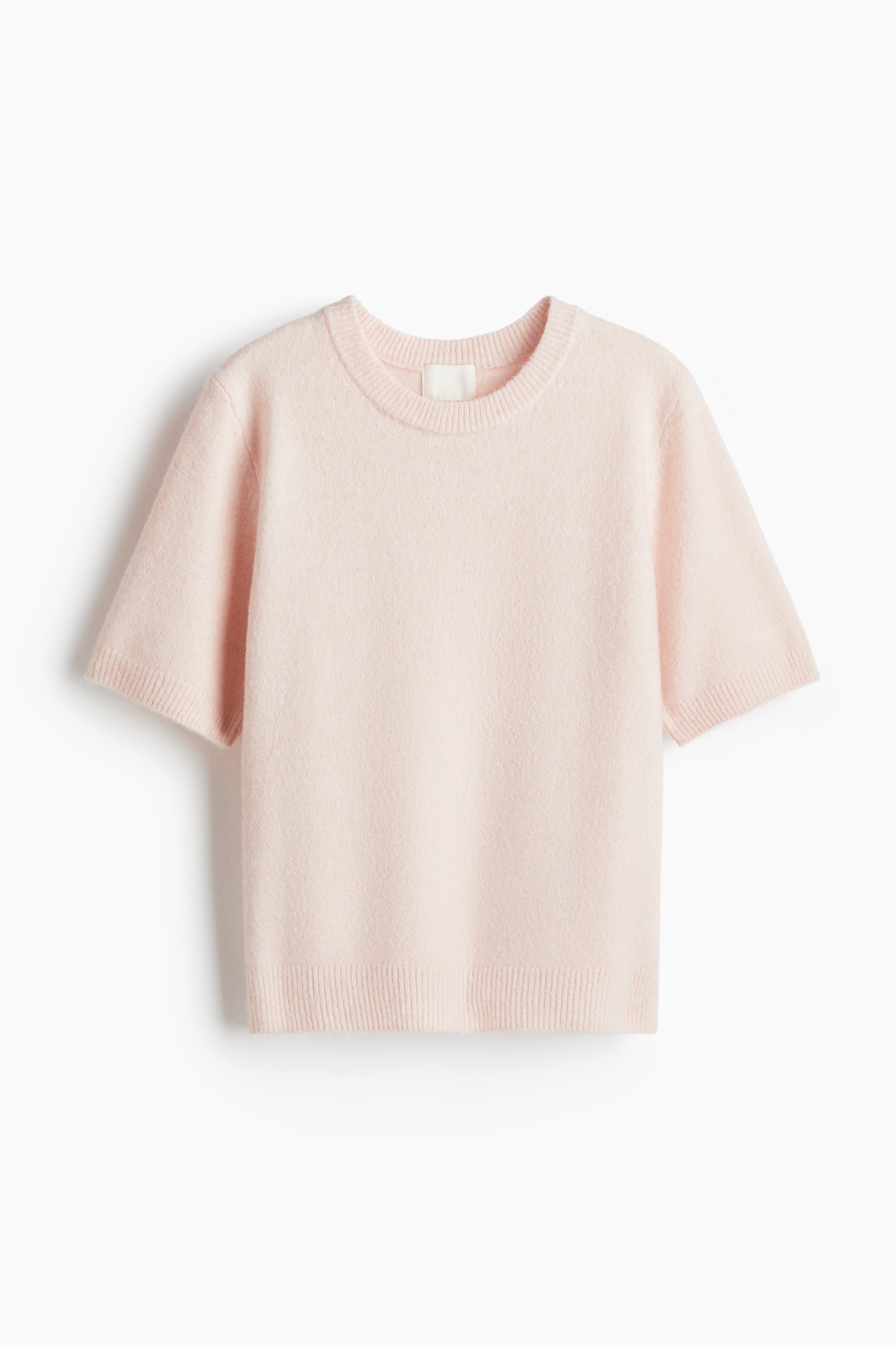 Женский свитер H&M Fine-knit, цвет: Пудрово-розовый — фото 1