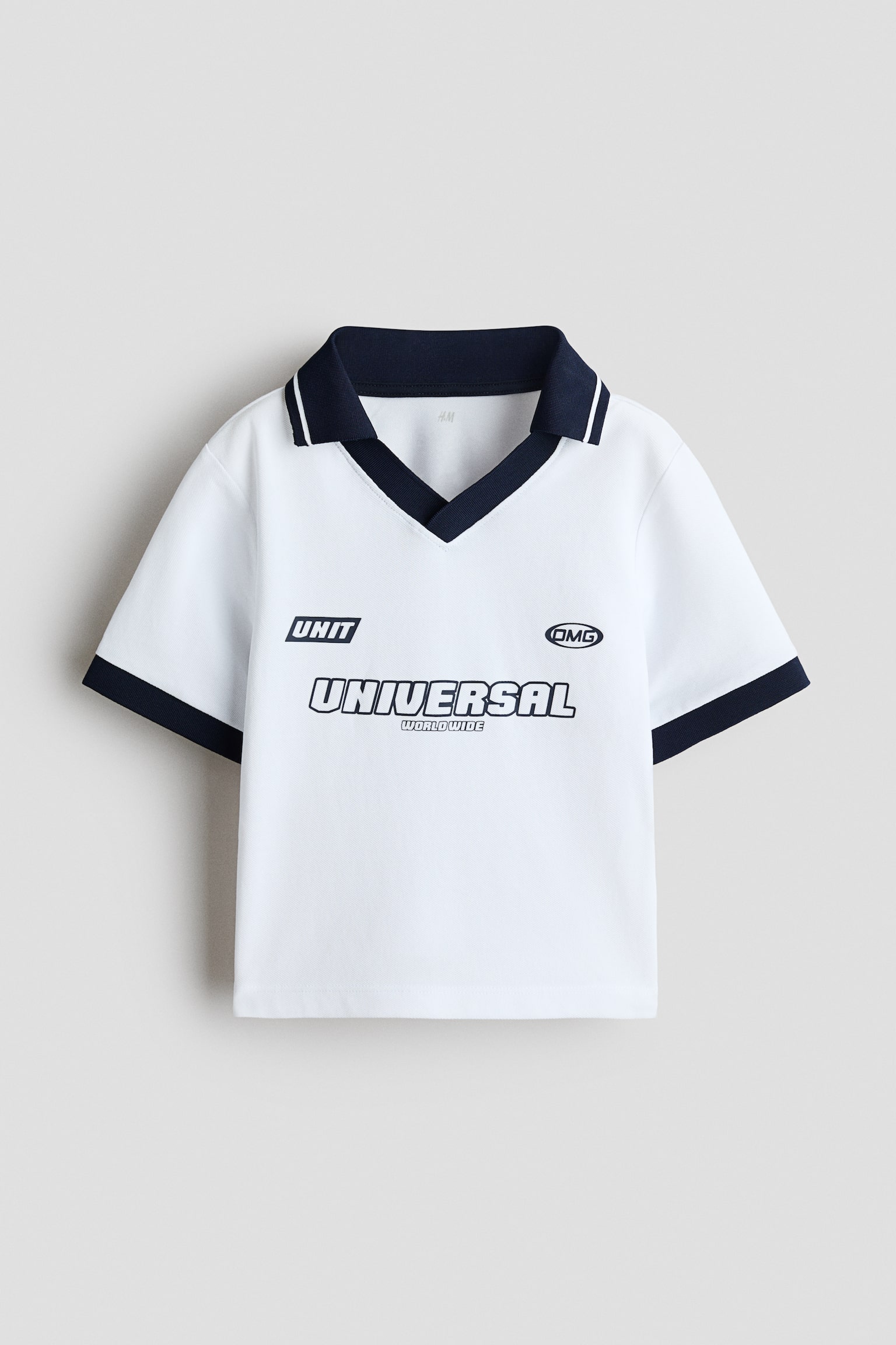 COOLMAX®プリントポロシャツ - ホワイト/Universal/ネイビーブルー/Universal Truth/ライトブルー/Team Sport - 1