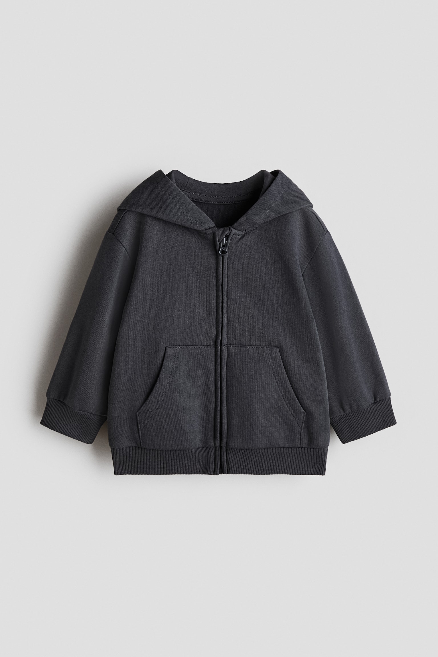 Куртка H&M Hooded, цвет: Тёмный серый — фото 1