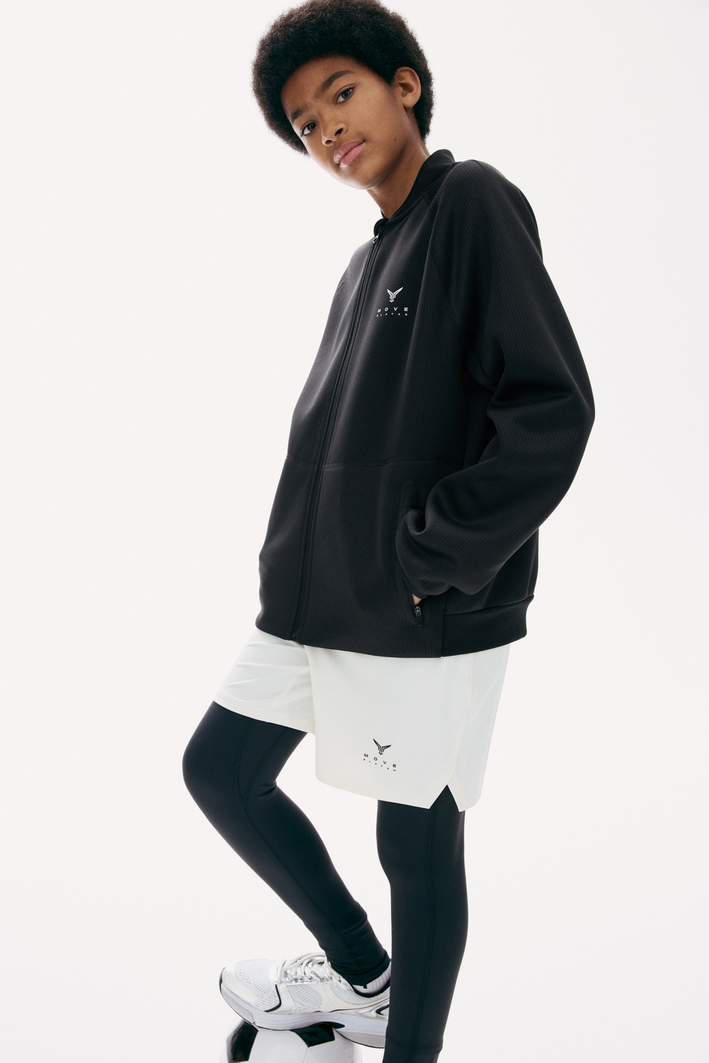 H & M - ウォーミングスポーツジャケット ThermoMove™ - ブラック