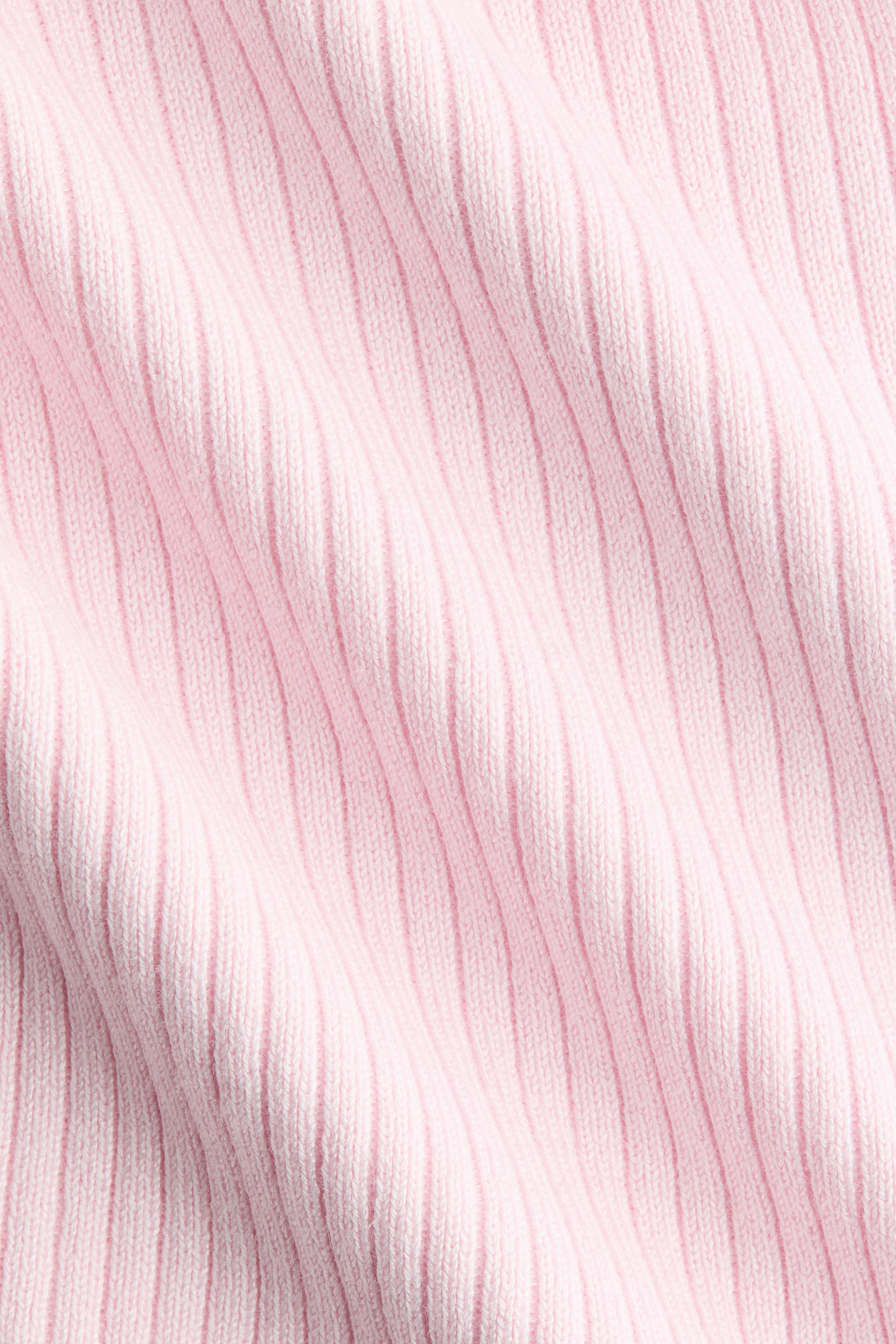 Haut en tricot côtelé à col cheminée