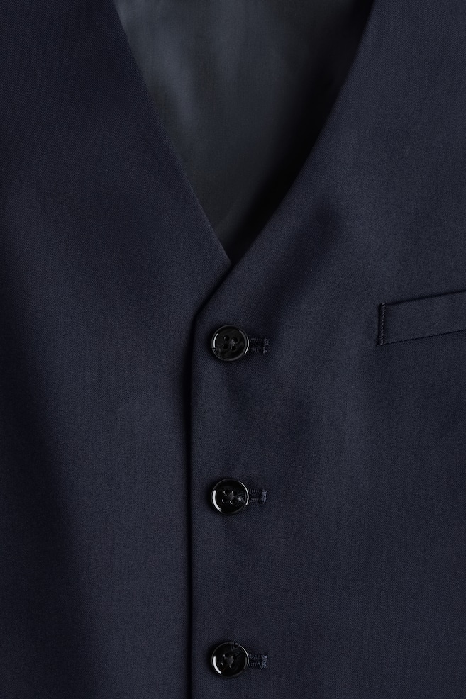 Gilet de costume Slim Fit - Bleu marine/Noir/Bleu foncé - 4