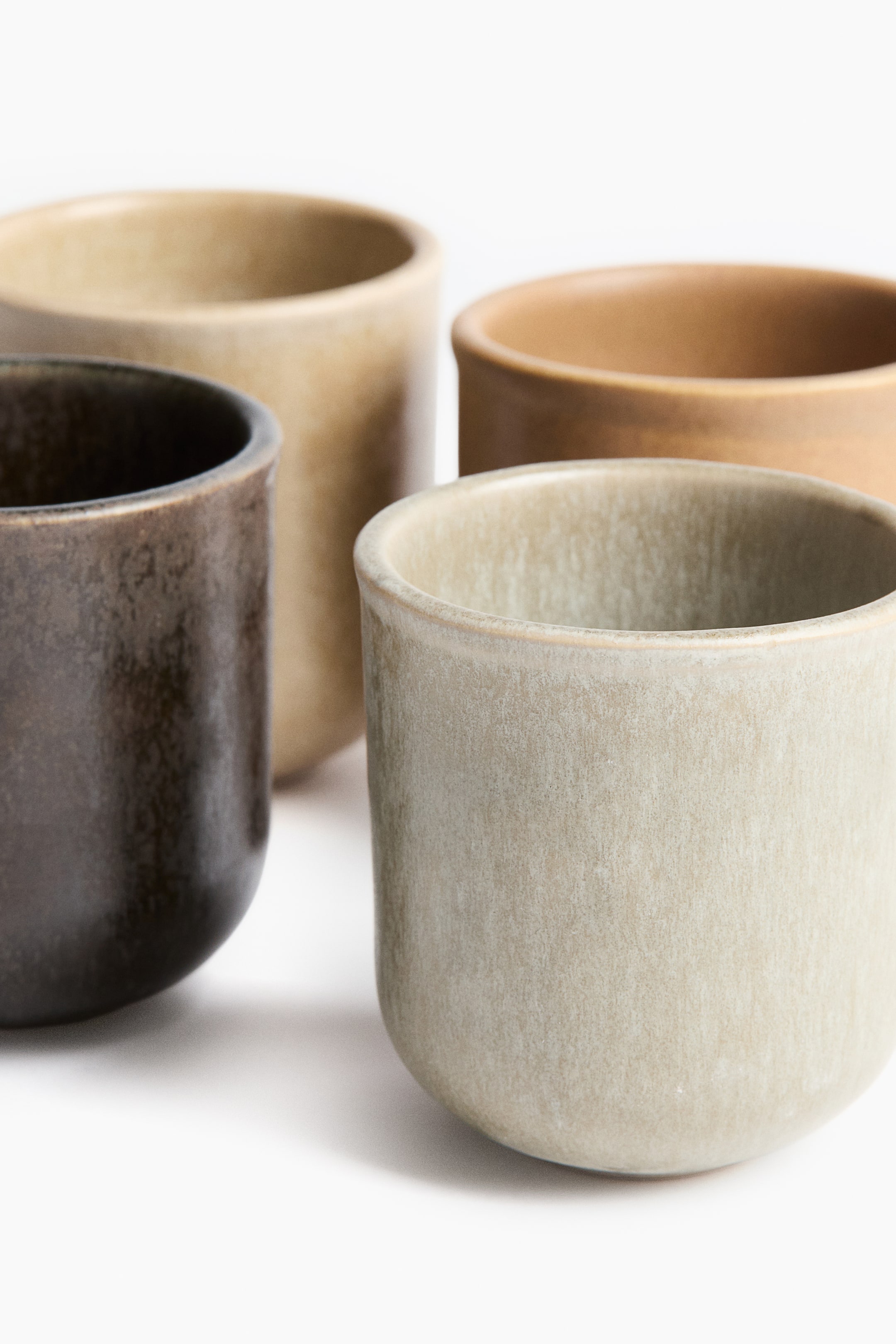4-Pack Stoneware Espresso Cups