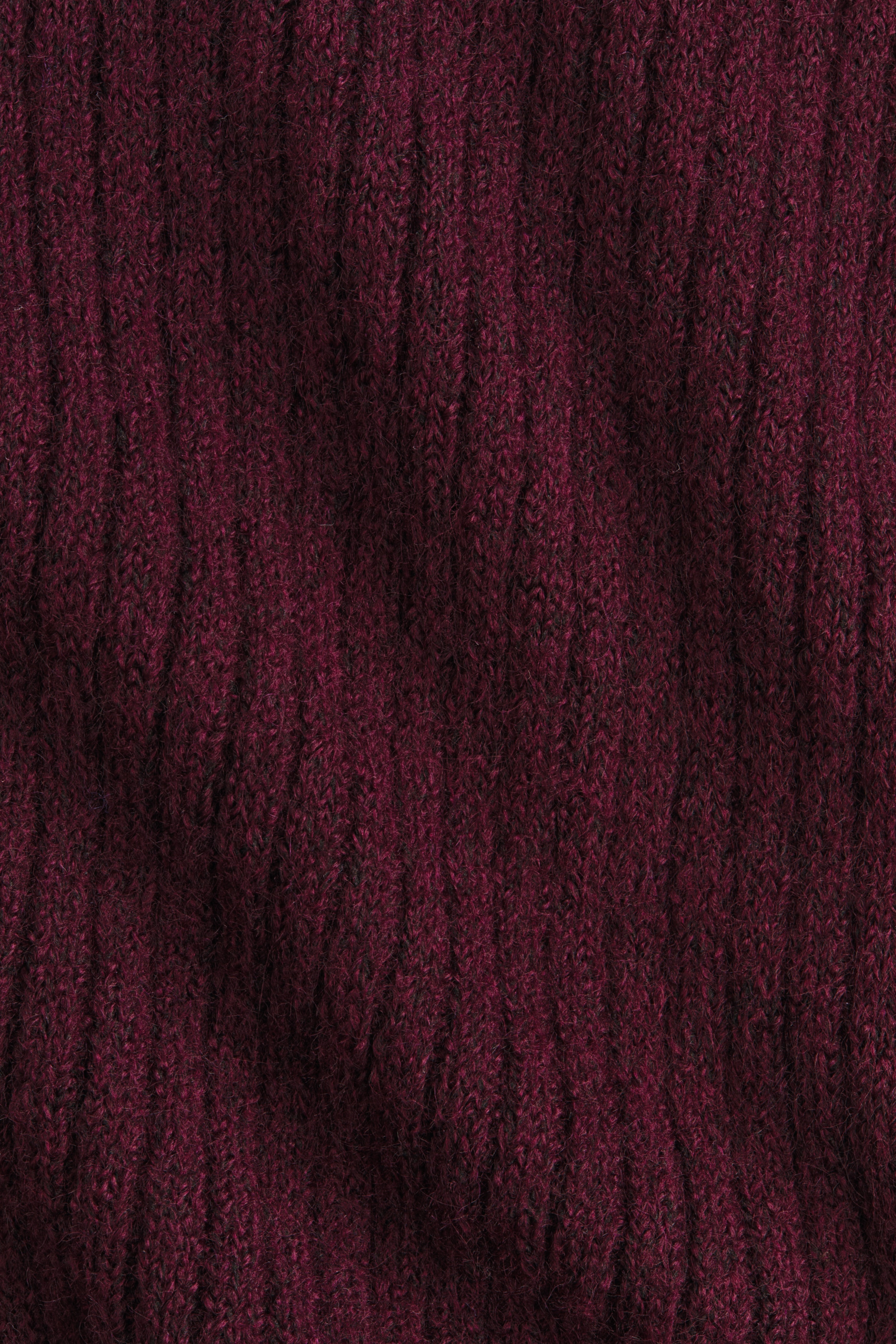 Rib-knit off-the-shoulder dress