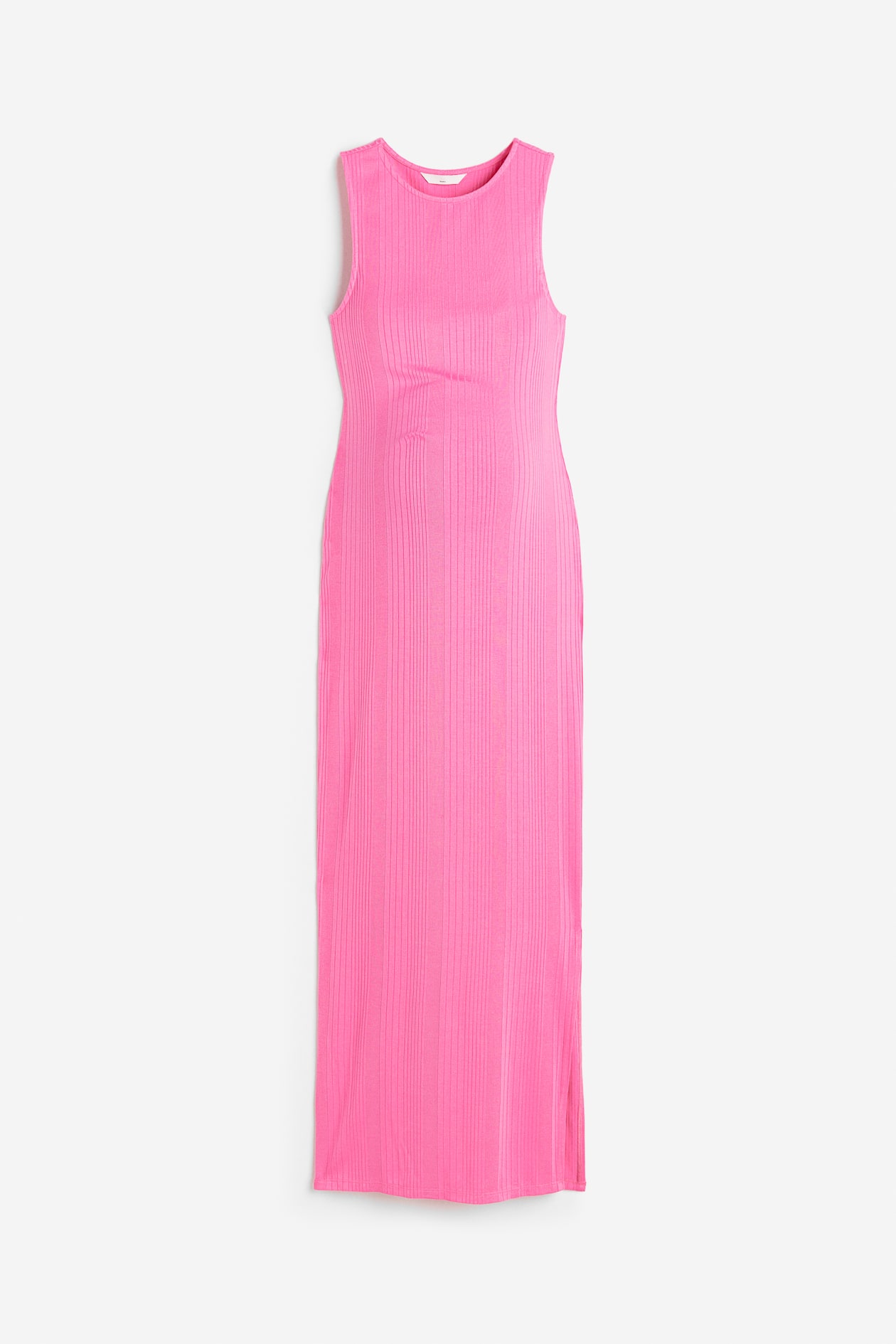 MAMA Ribbed Dress - Round Neck - Sleeveless - Pink - Ladies | H&M US