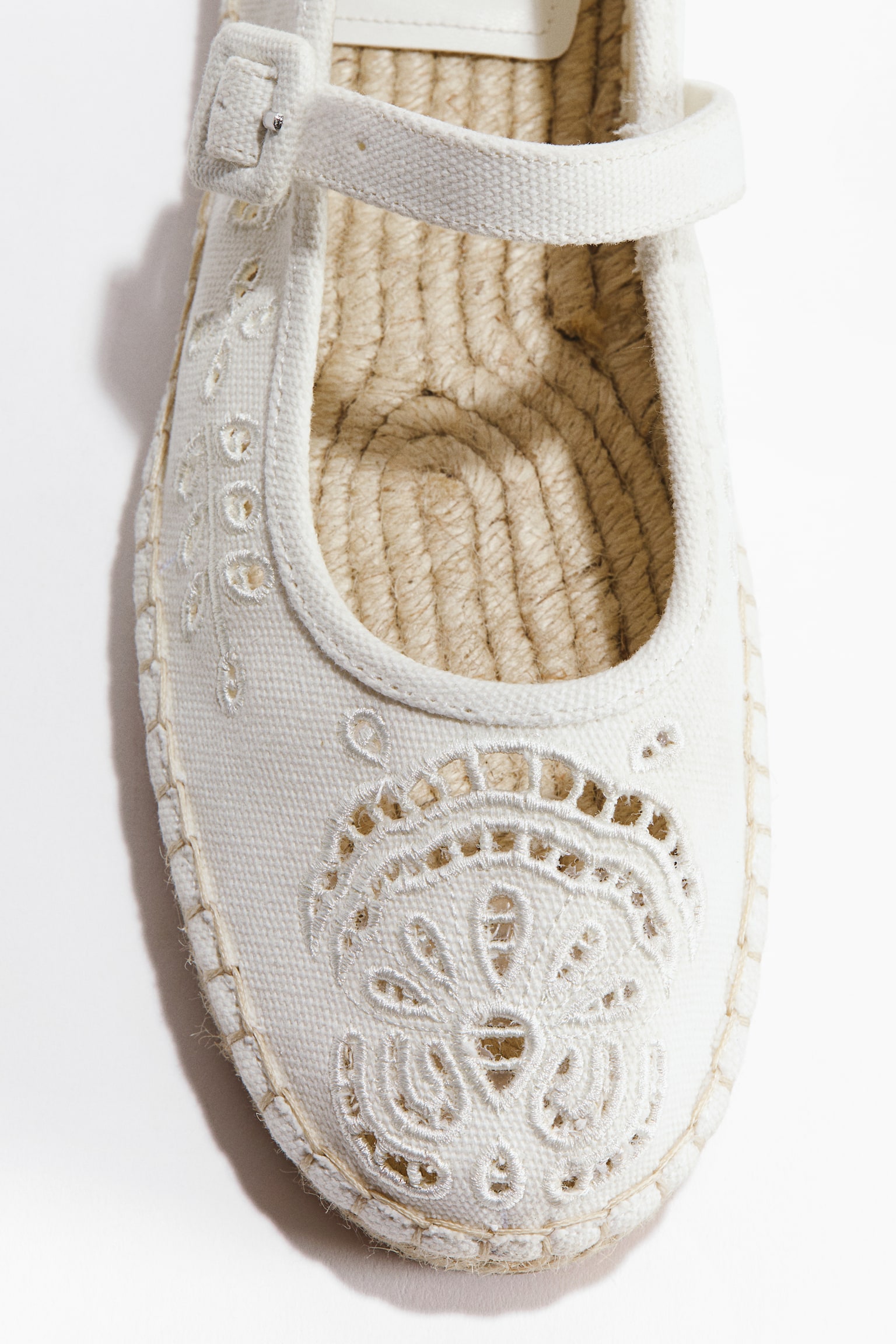Espadrilles - White/Dark beige/Light blue - 3