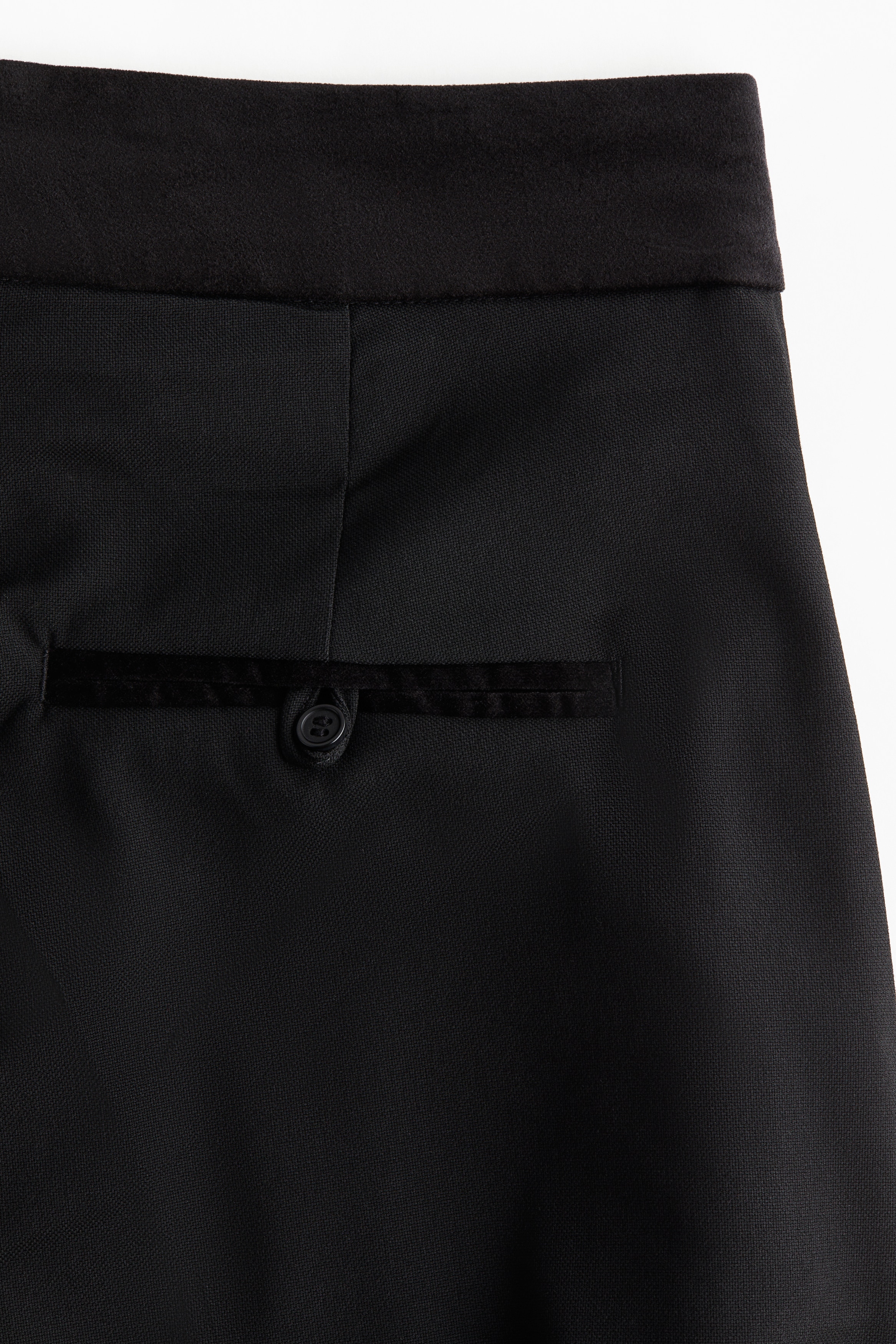 High-waisted tailored shorts