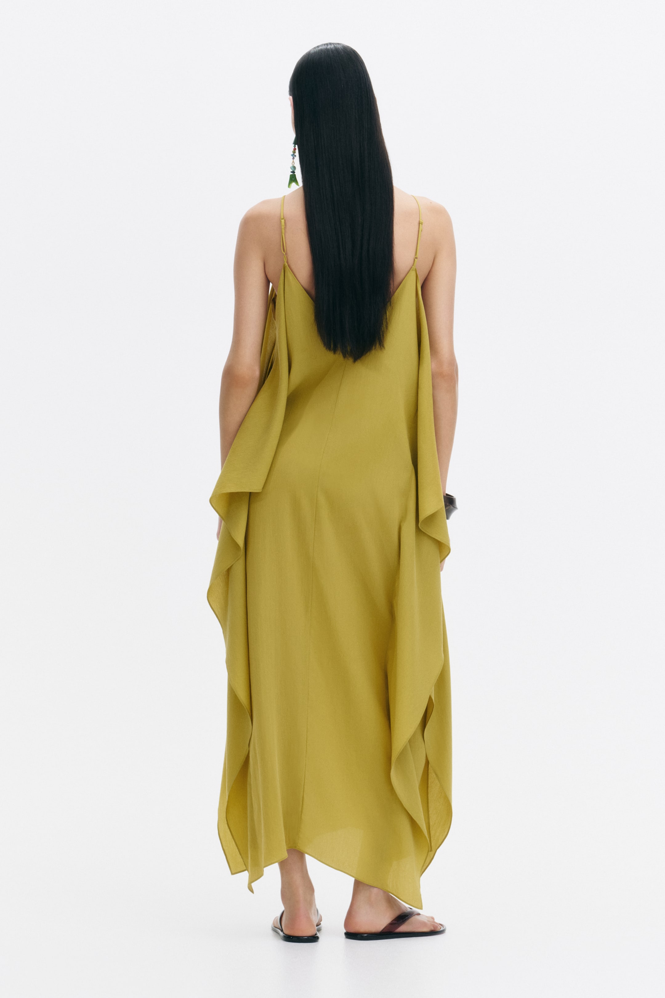 Draped Crêpe Dress