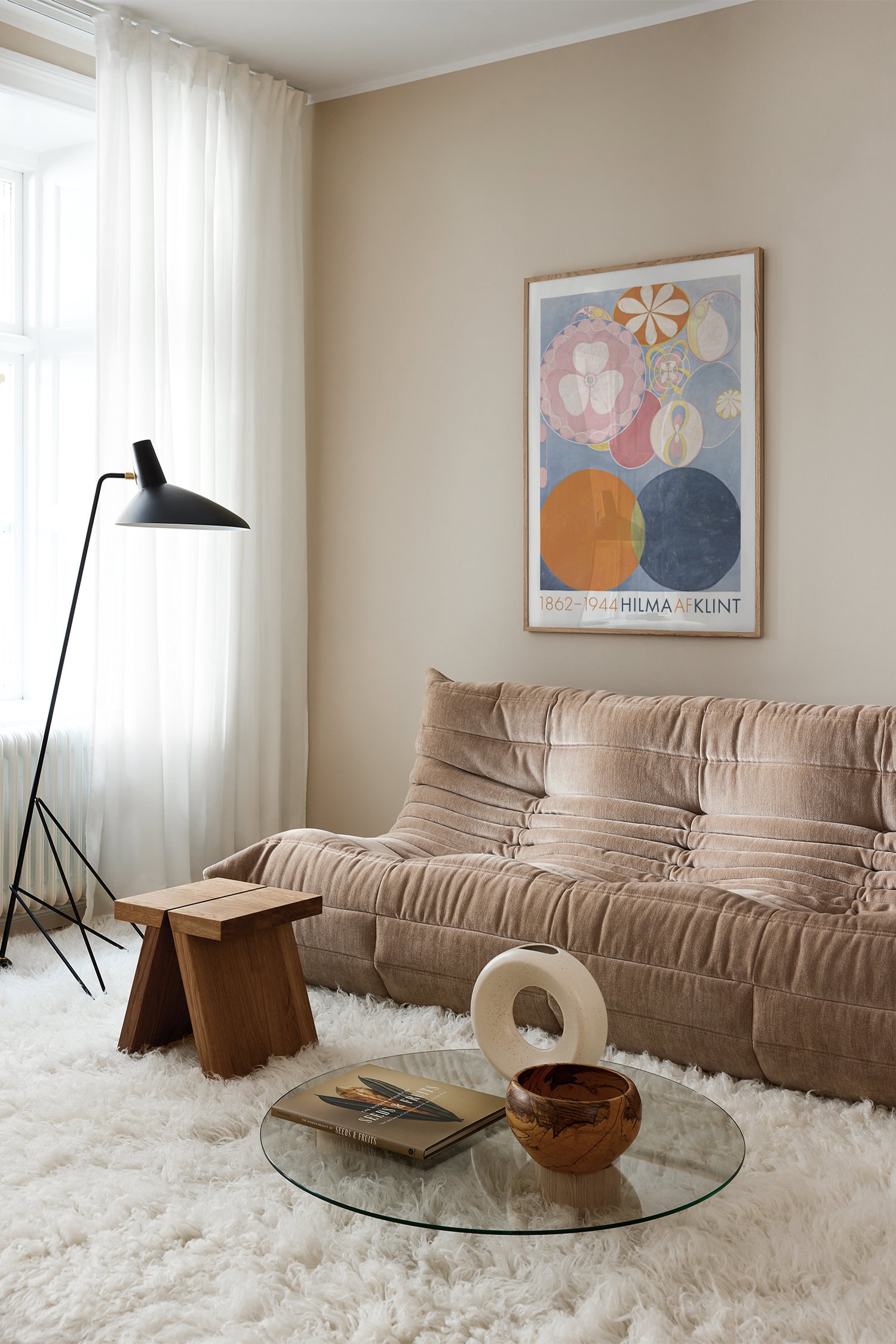 Art No.2 By Hilma Af Klint Plakat-Różowy/niebieski/pomarańczowy
