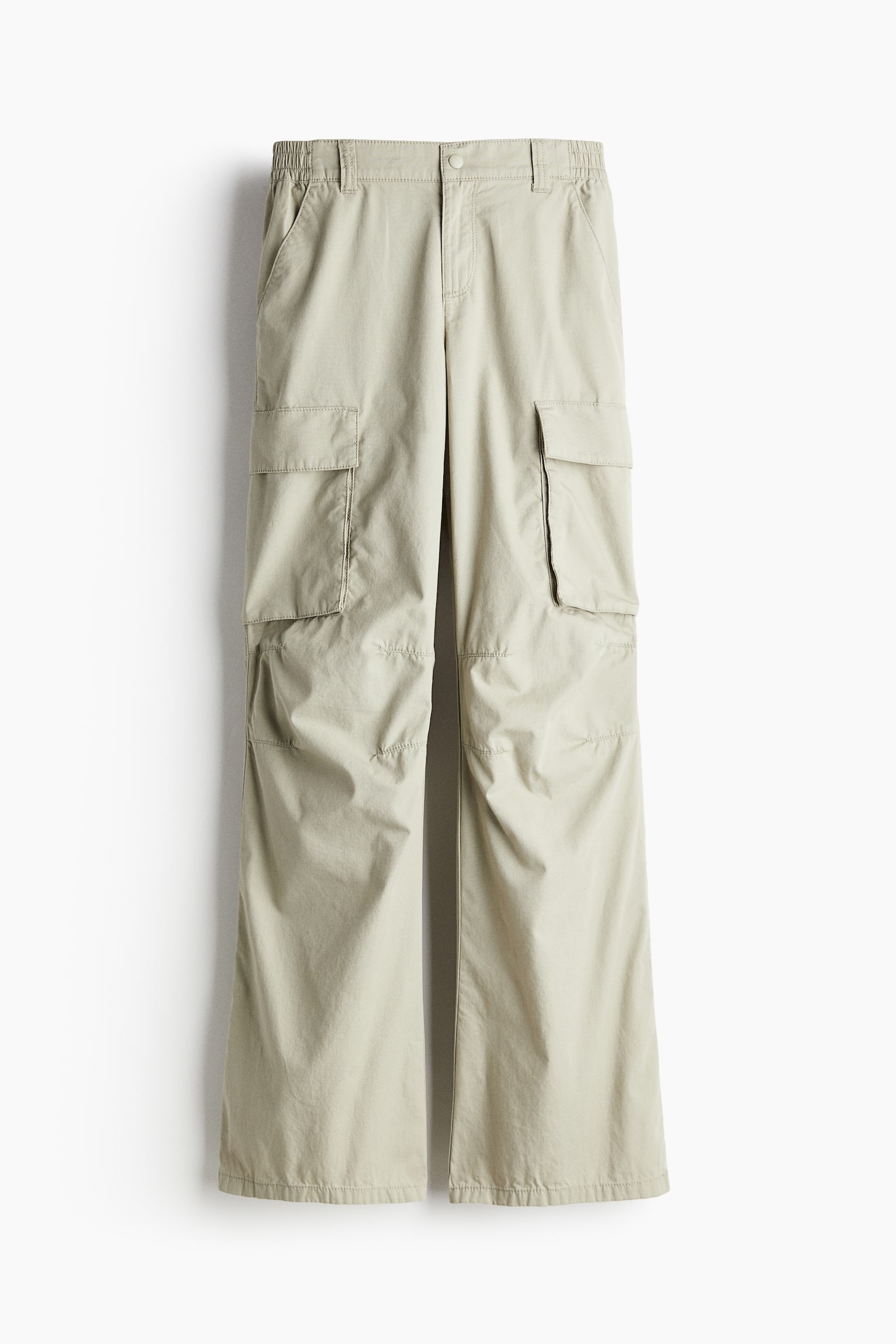 Canvas cargo trousers - Light dusty green/Dark khaki green/Black/Light beige/Light grey/Dark grey - 2