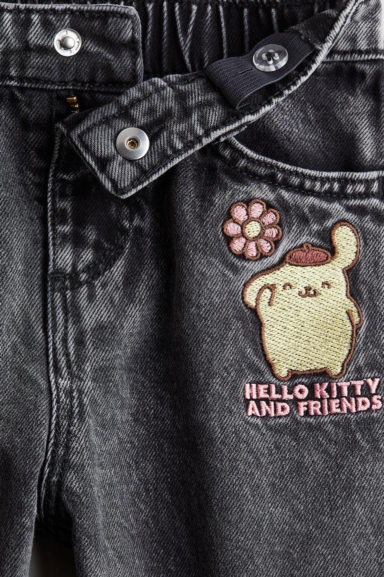 Appliqué Jeans Dark grey Kids H&M AU