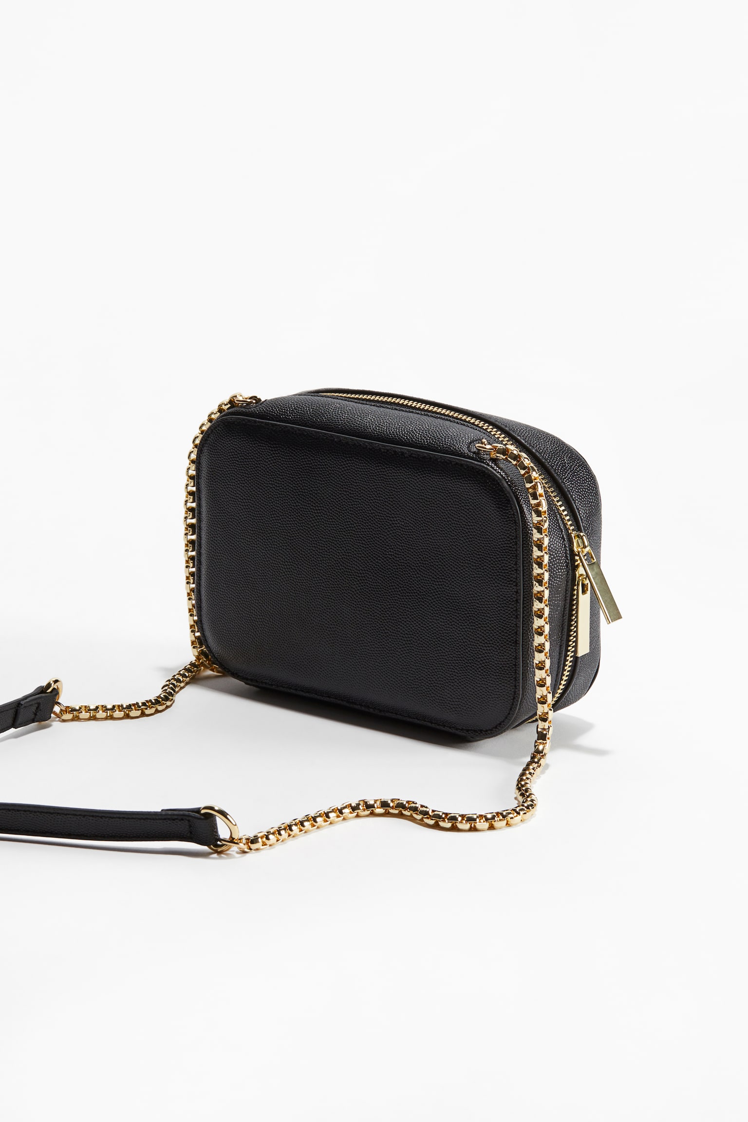 Grained crossbody bag - Black - 4