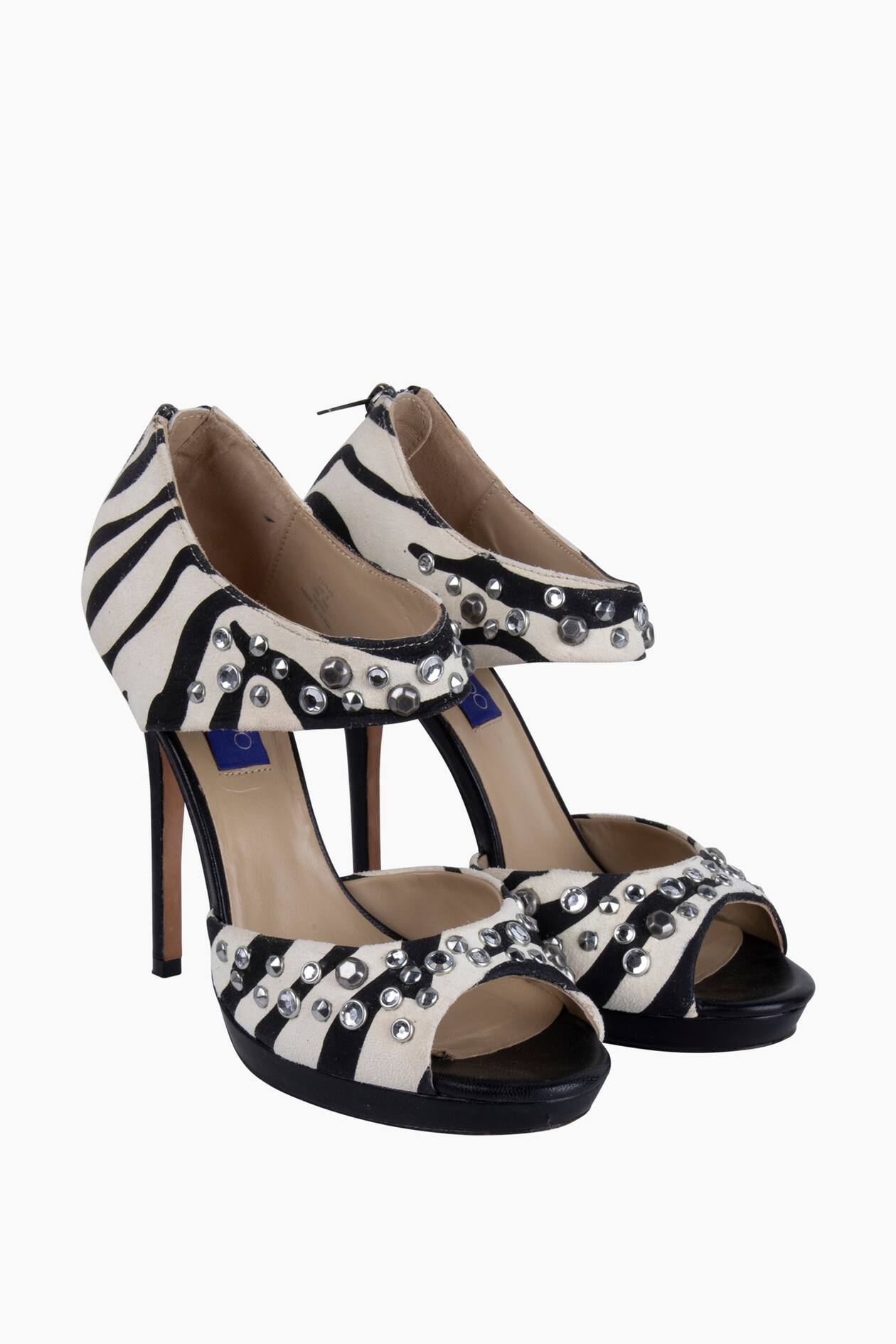 JIMMY CHOO FOR H&M Scarpe Taglia 40 EU Nero PRE-LOVED DONNA