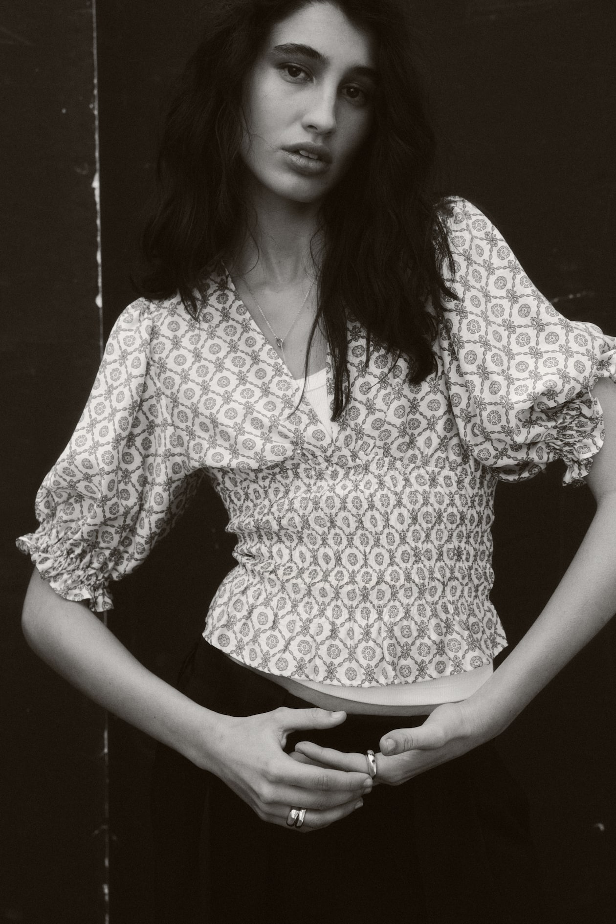 Smocked-Waist Blouse - image 5