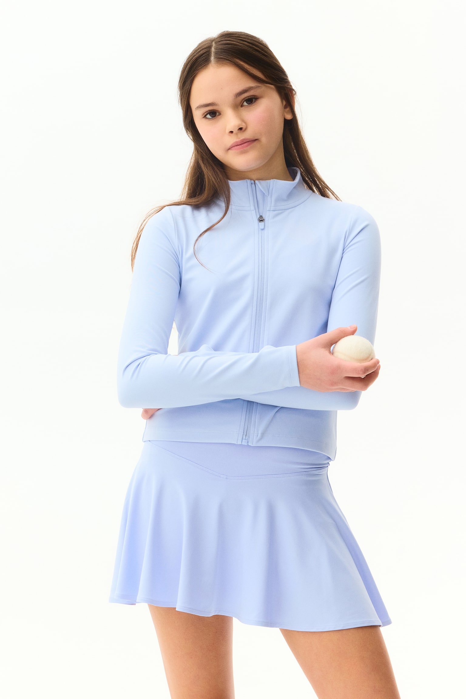 Tenniskjol med DryMove™ - Light blue/Svart/Ljusrosa/Vit - 6