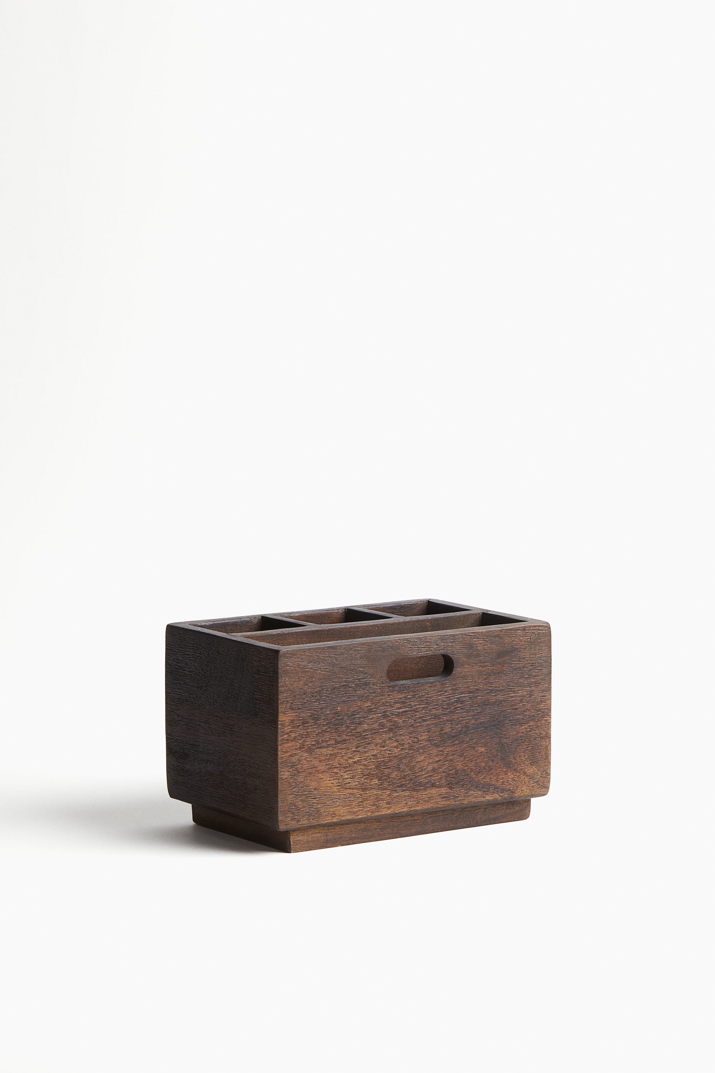 Mango Wood Cutlery Holder