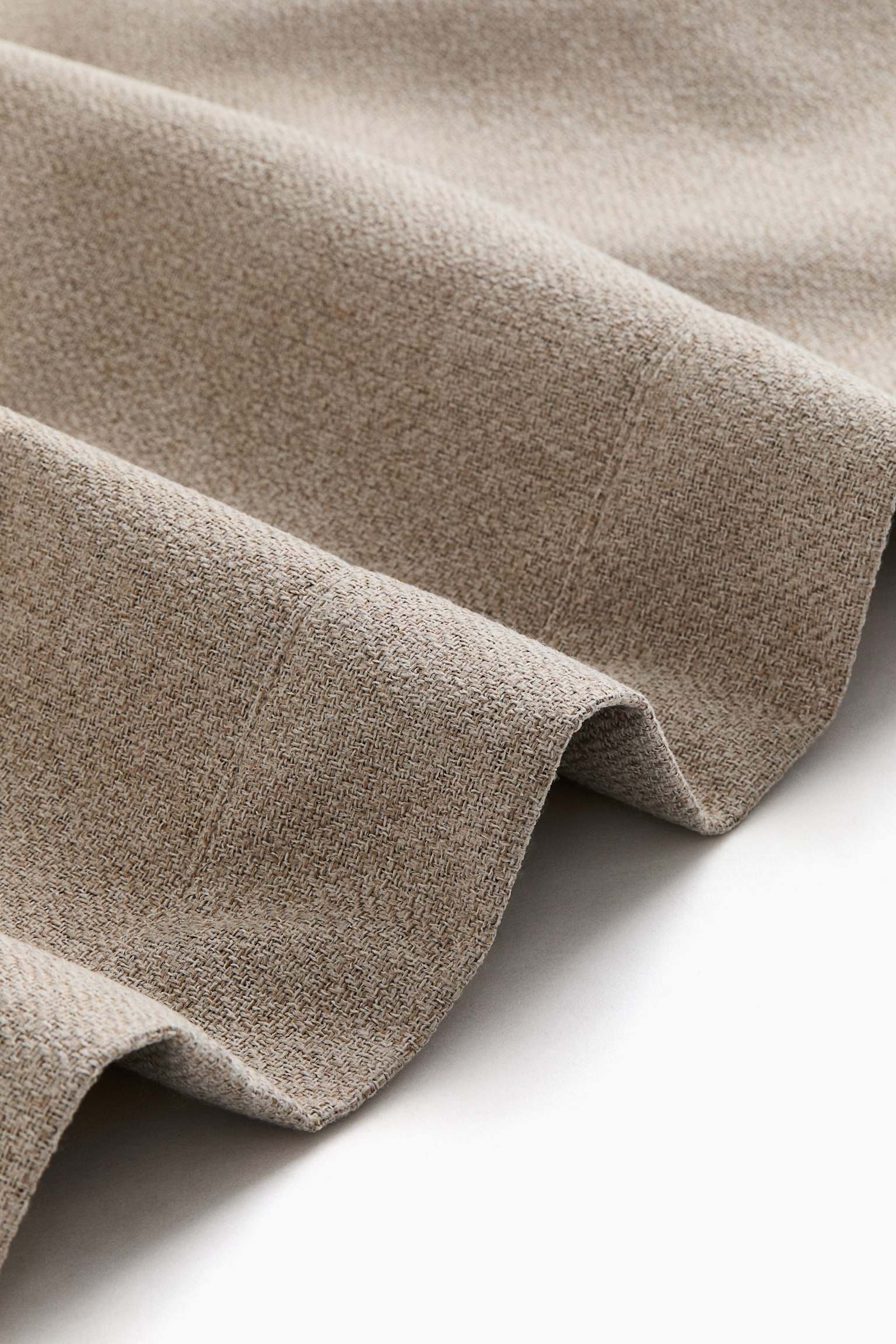 Tenda oscurante ampia a spina di pesce 1 pezzo - Beige mélange/Verde kaki - 3