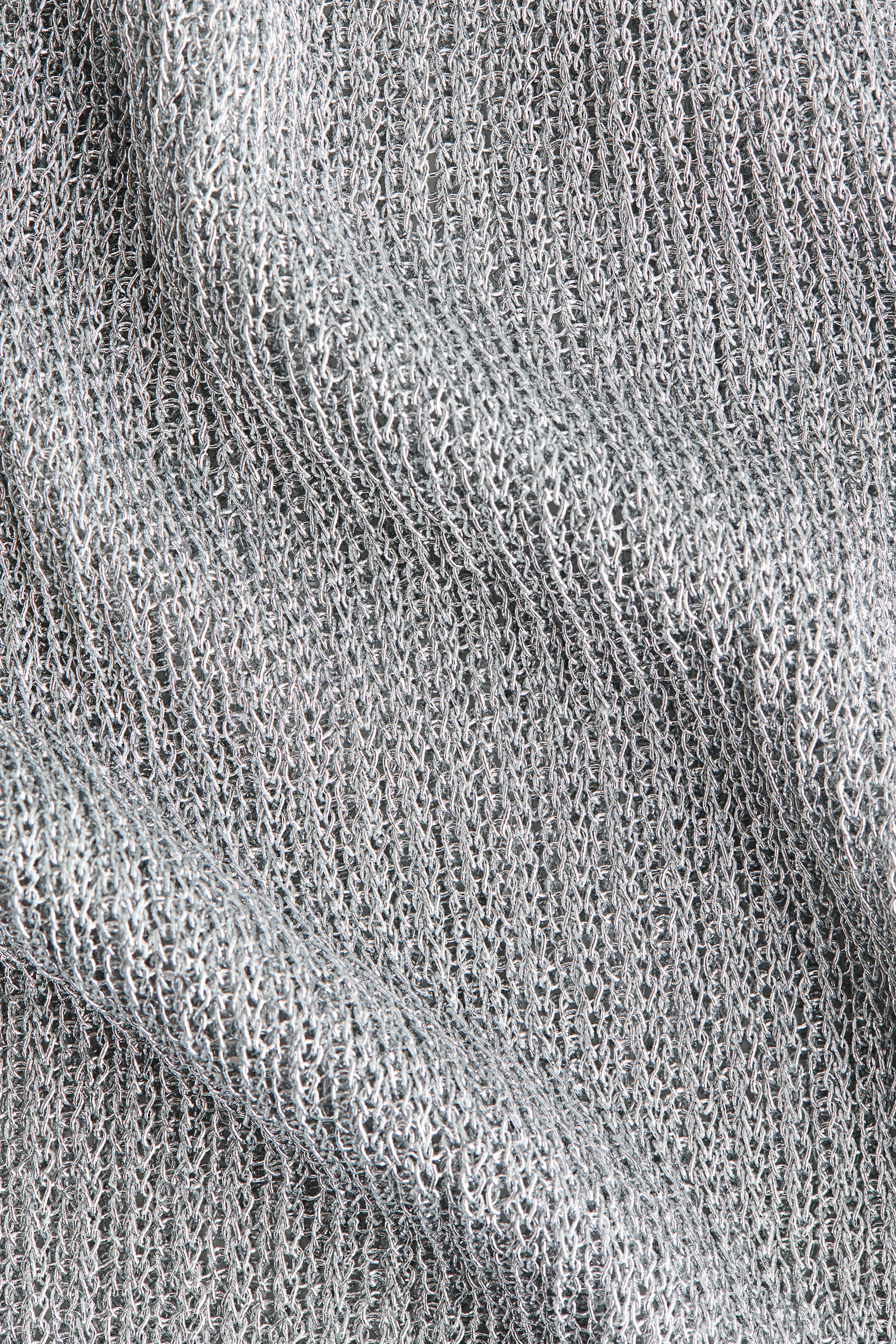 Shimmery Rib-Knit Dress
