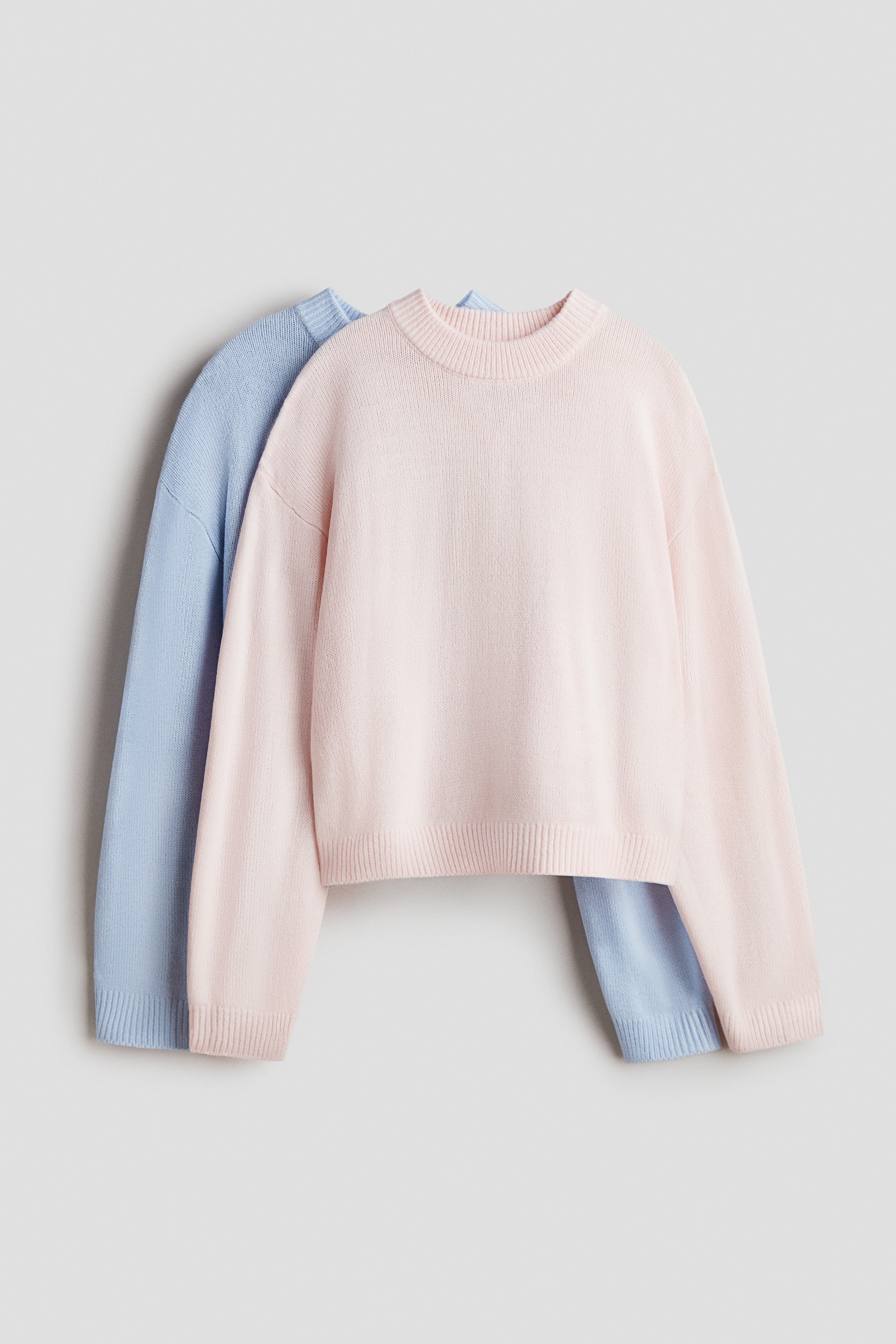 Girls - Light pink/Light blue 2-pack jumpers - Size: 14Y+  - H&M