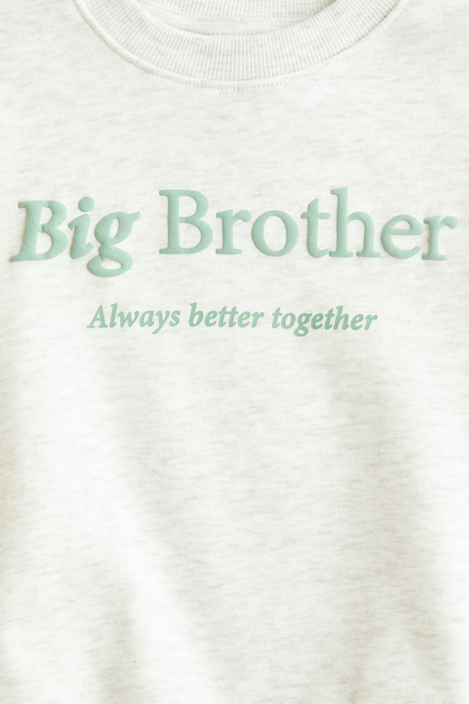 Printed sweatshirt - Light grey marl/Big Brother/Beige/Tipper truck/Blue/Robot/Light beige/Dinosaurs/Light turquoise/Little Brother/Peach/Lombardy/Beige/Tigers/Green/Miami/Light grey marl/New York - 2