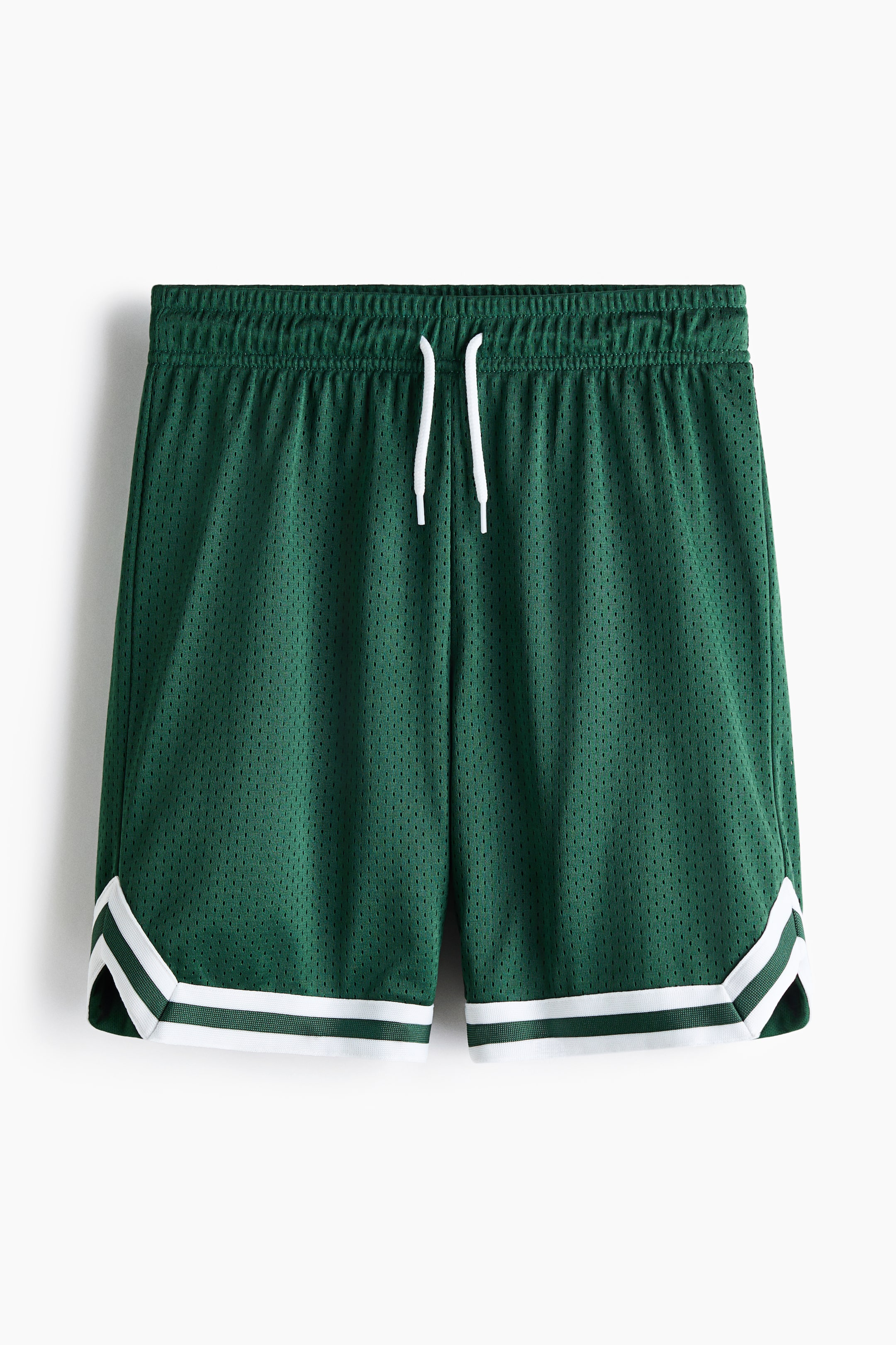 Zobraziť väčší obrázok: Basketbalové šortky DryMove™  - Zelená/farebné bloky - DETI | H&M SK 1