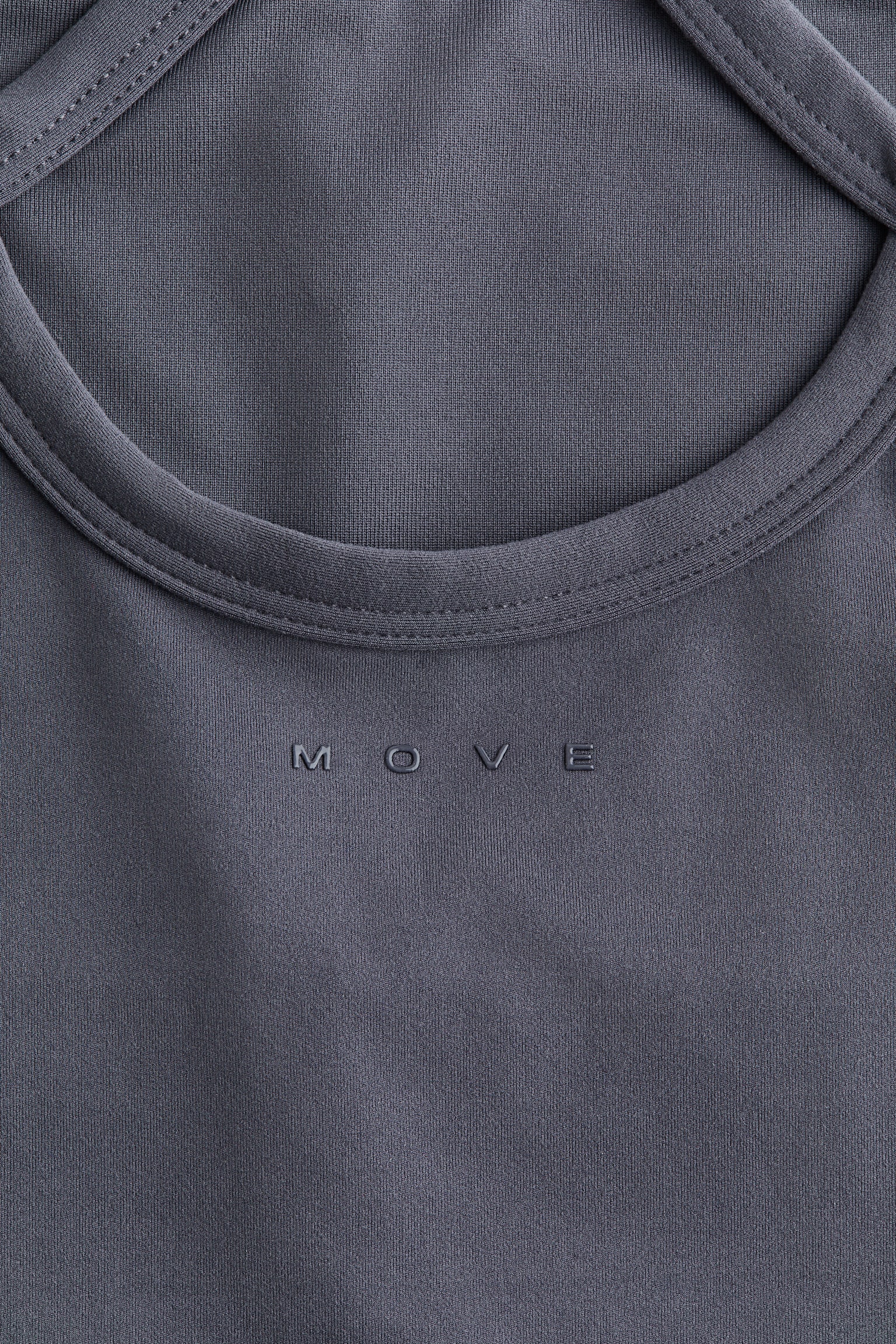 גופיית ספורט עם חזייה מובנית SoftMove™‎ - אפור חימר כהה/ורוד עדין/שחור - 2