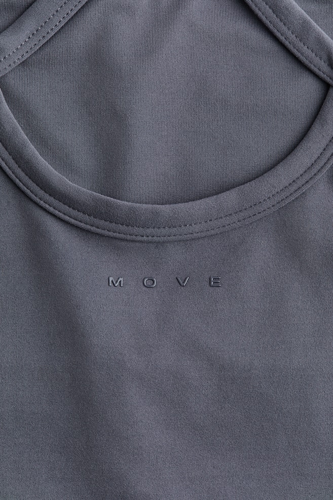 Shelf-Bra Sports Tank Top with SoftMove™-Dark clay gray - 2