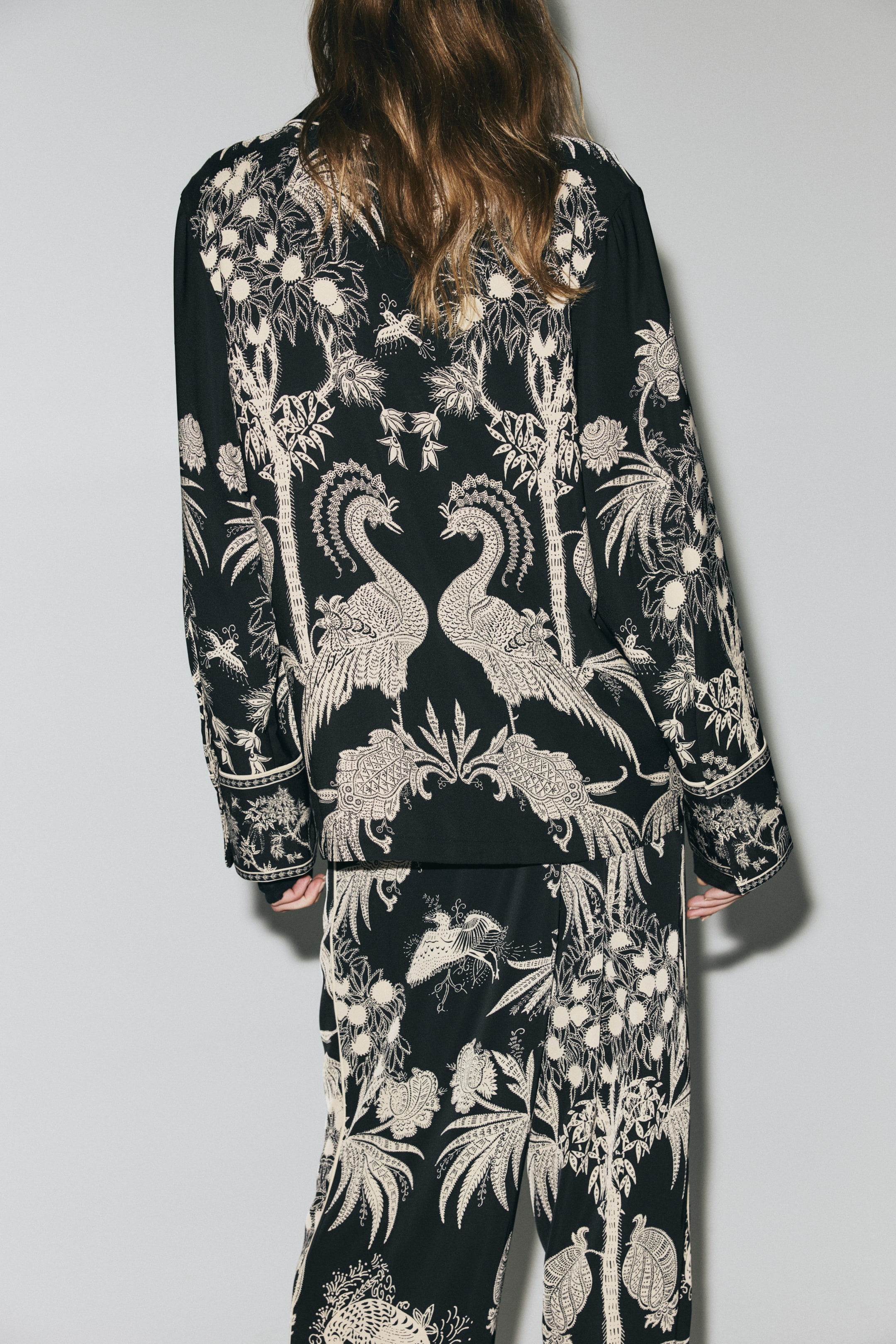 Grotere afbeelding bekijken: Pull-on broek met print - Zwart/dessin - DAMES | H&M BE 3